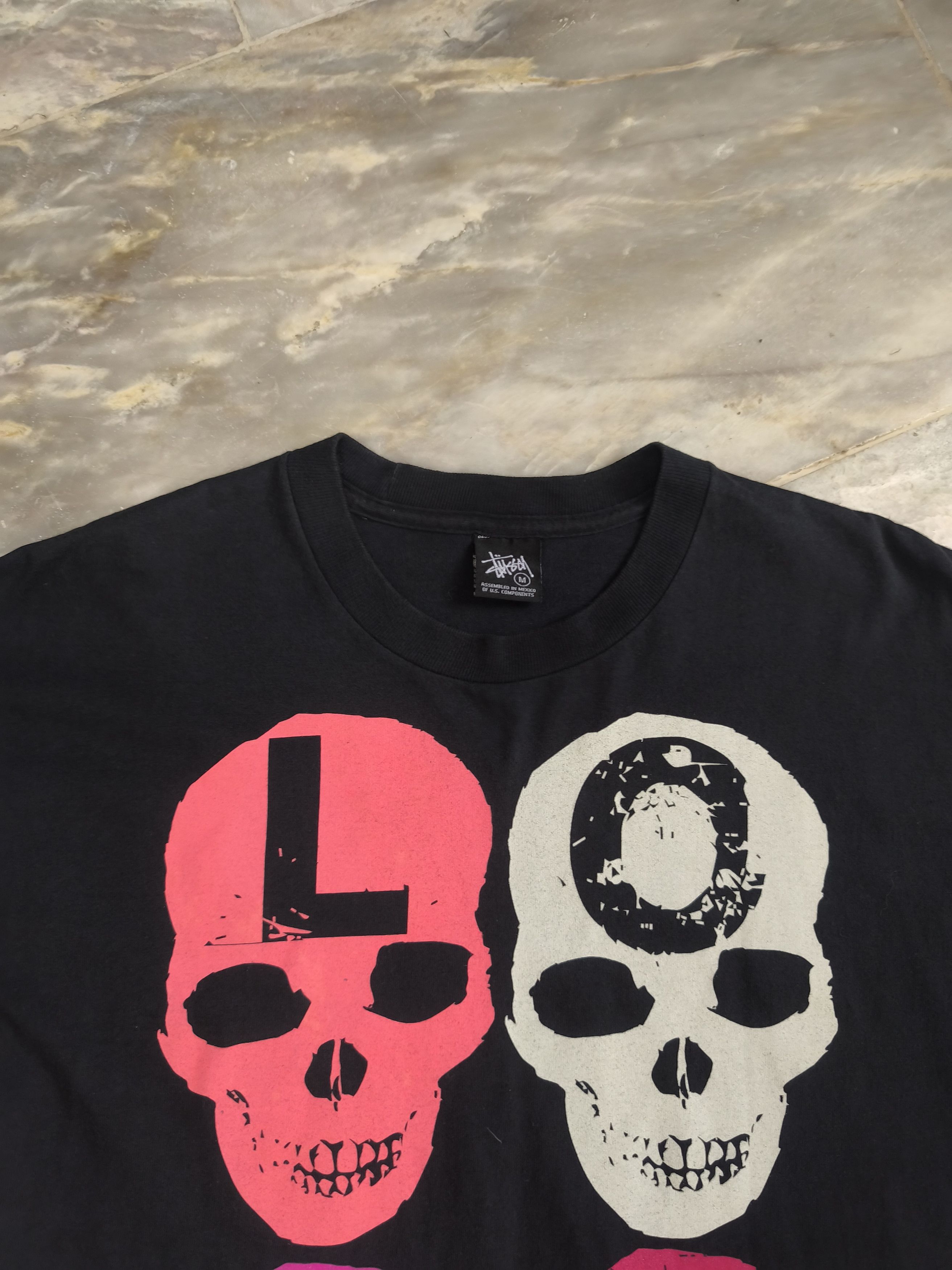 Stussy Vintage Stussy Love Hate T Shirt Size US M / EU 48-50 / 2 - 2 Thumbnail