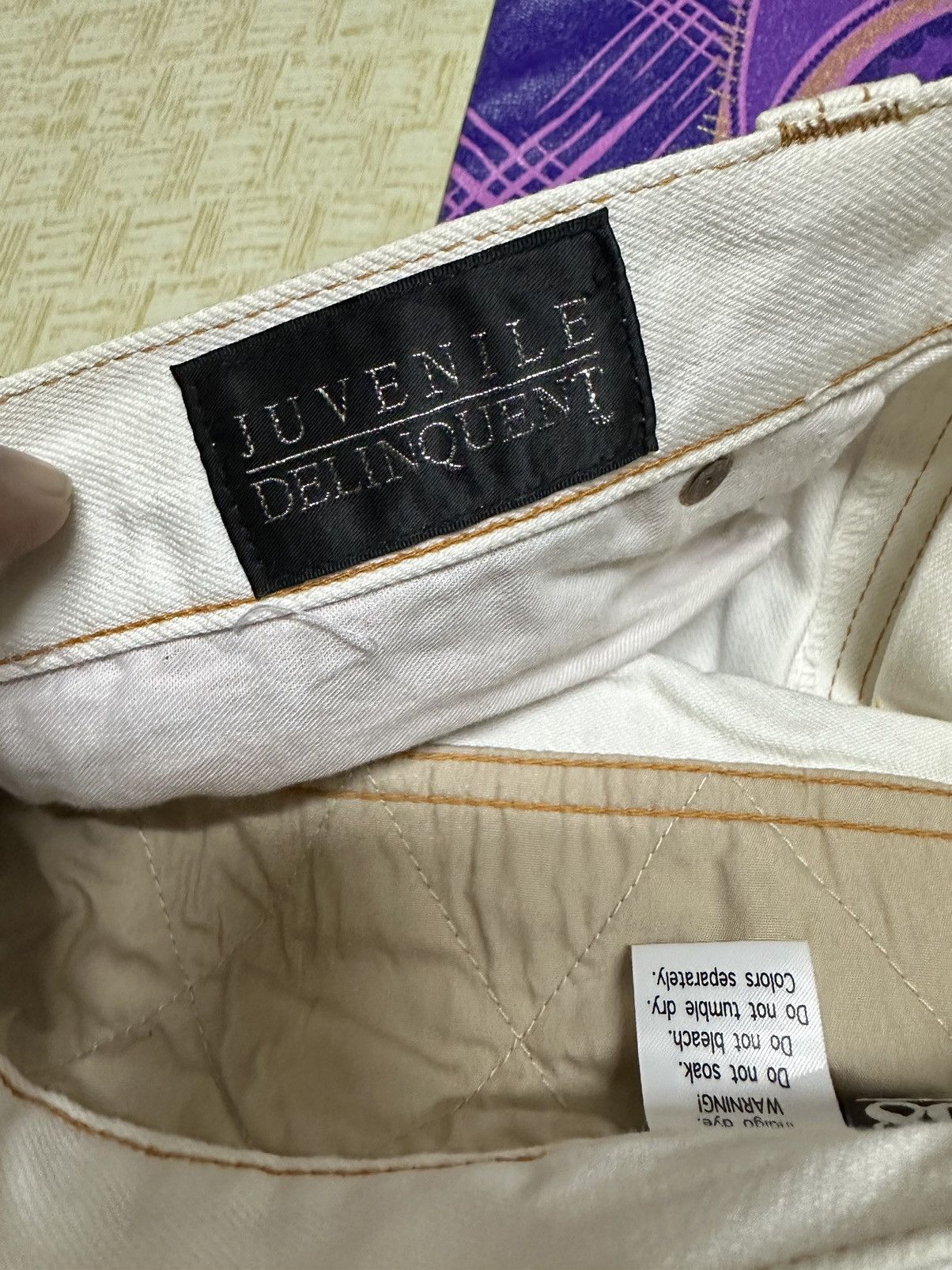 Japanese Brand Juvenile multipocket white denim Size US 36 / EU 52 - 6 Thumbnail