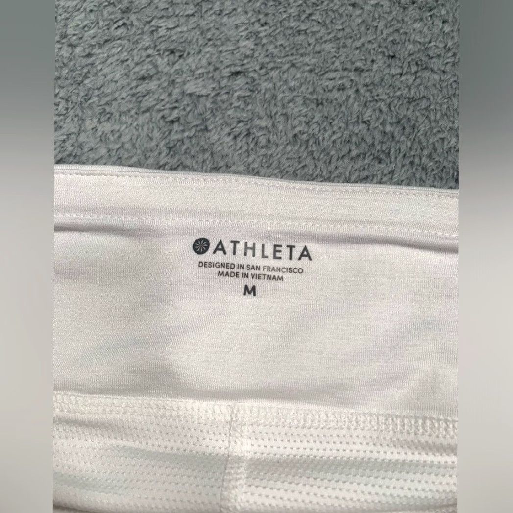 Athleta Athleta Skort Women Medium White Athletic Regular M Size ONE SIZE - 4 Thumbnail