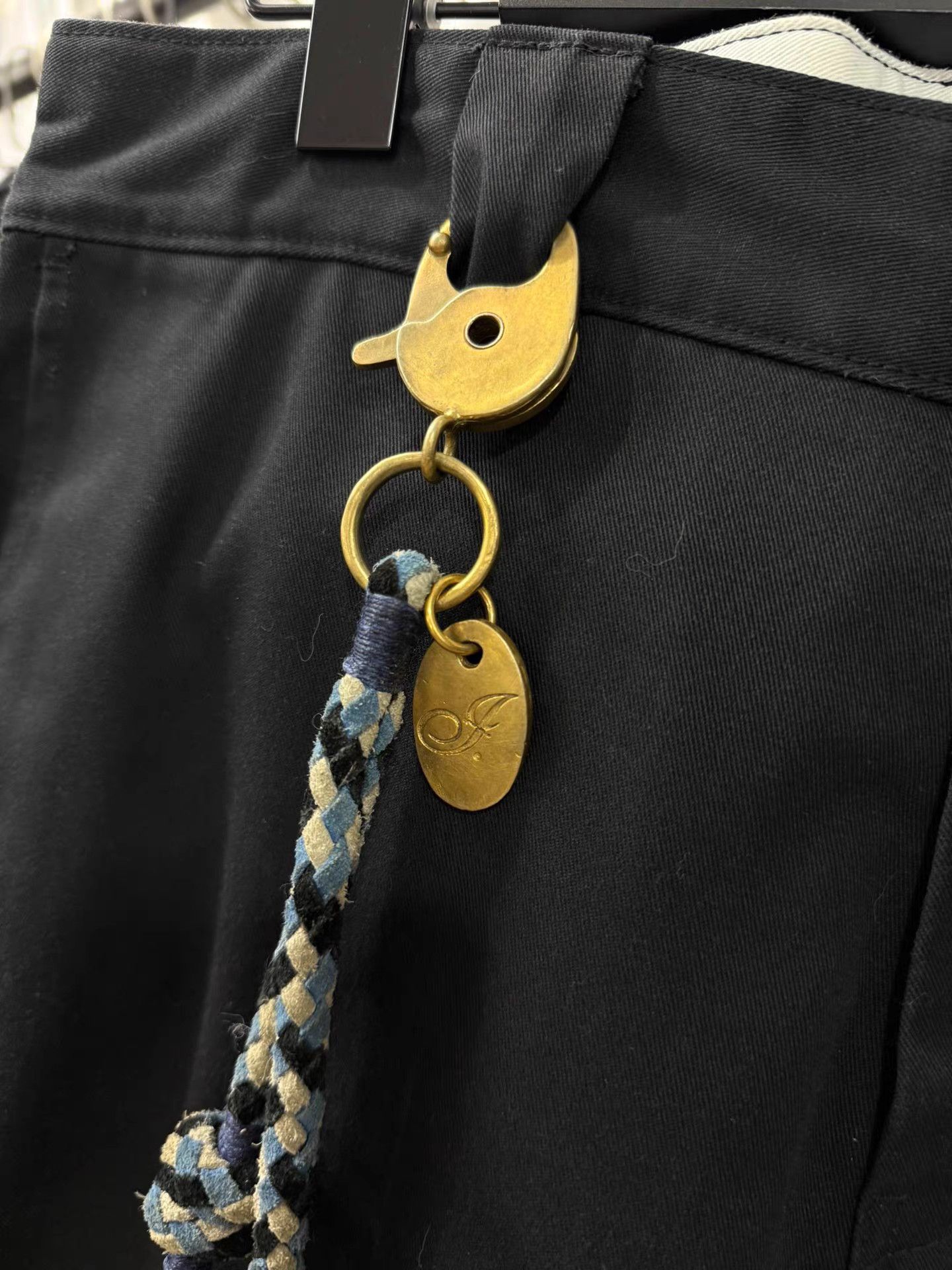 Takahiromiyashita The Soloist. The soloist Leather Patchwork Woven Belt Chain K20 Size ONE SIZE - 6 Thumbnail