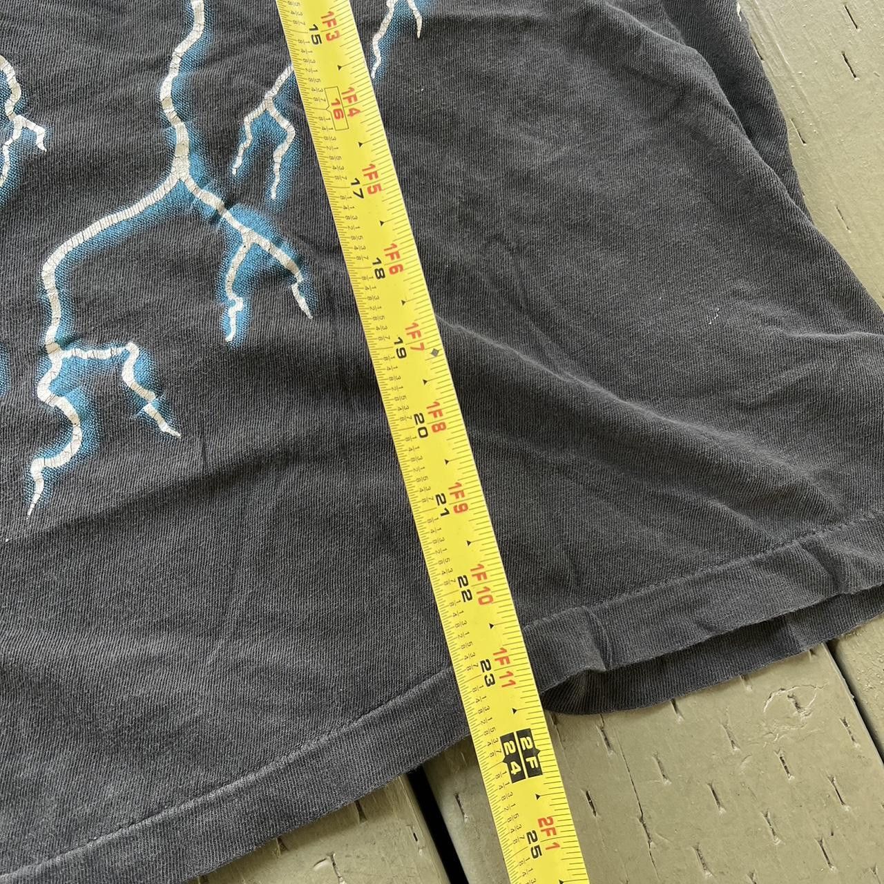 Vintage Vtg 90s American Thunder Mens Indian Eagle Lightning T-Shirt Size US S / EU 44-46 / 1 - 6 Thumbnail