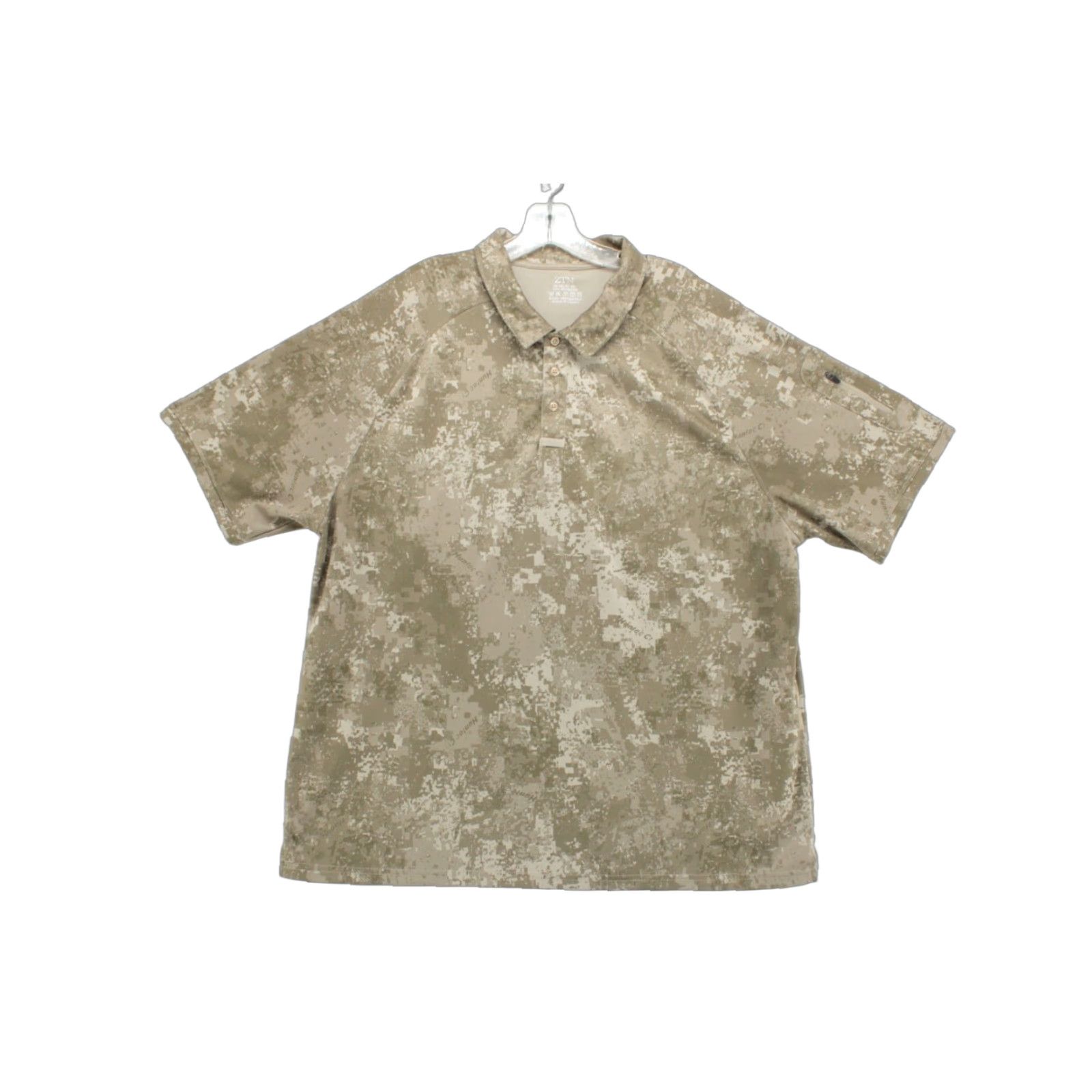 Vintage ZTN Polo Shirt Mens 2XL Green Digitized Camo Short Sleeve Zipper sleeve Pocket Polo Shirt Mens 2XL Green Digitized Camo Short Sleeve Zipper Pocket Size US XXL / EU 58 / 5 - 1 Thumbnail