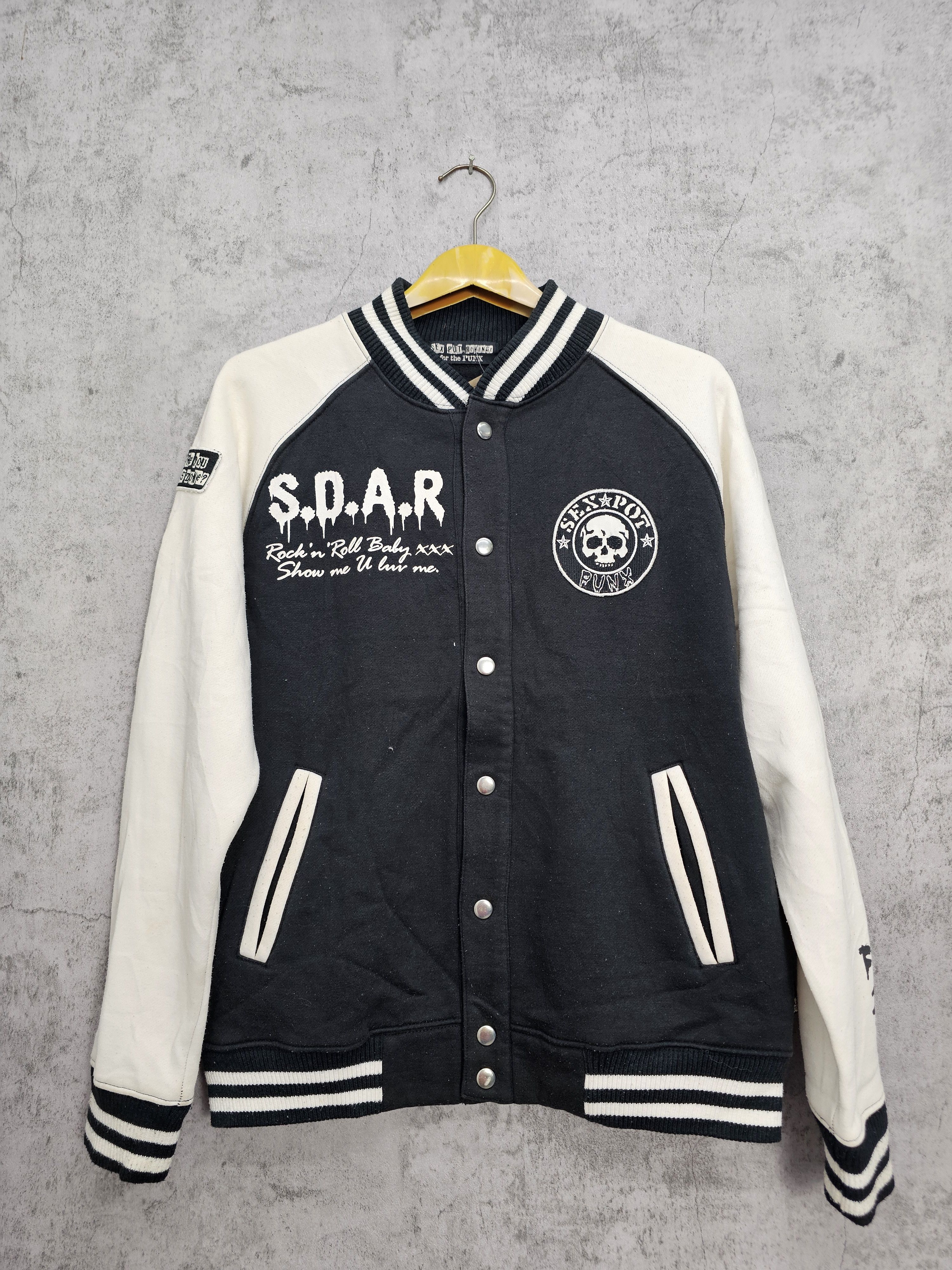 If Six Was Nine SEX POT REVENGE For The Punk Bondage Varsity Jacket J0058 Size US M / EU 48-50 / 2 - 1 Thumbnail