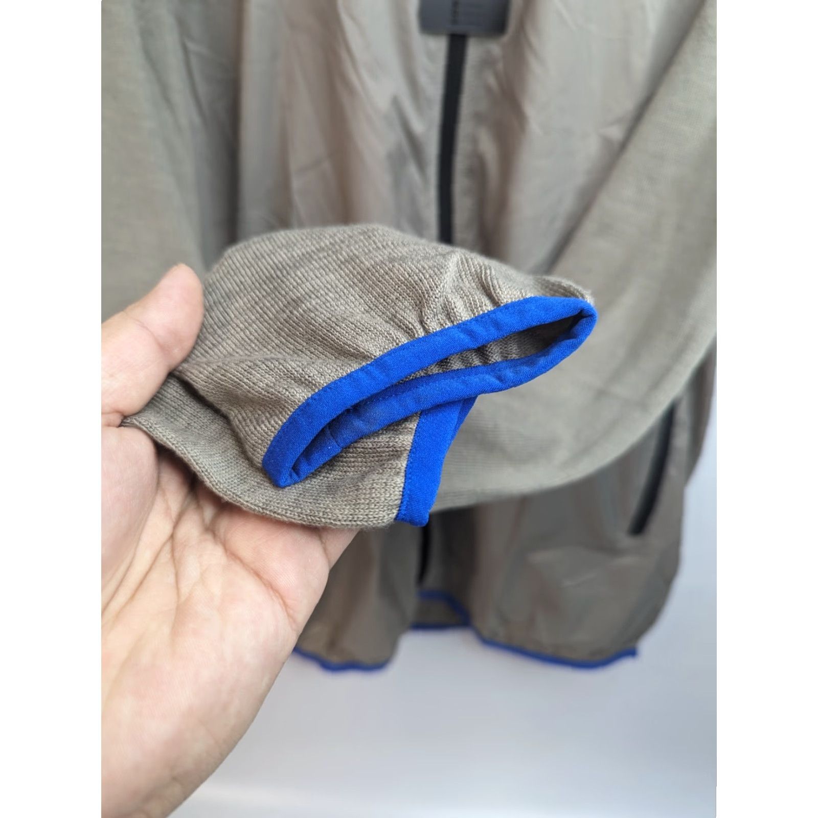 Vintage Five Four Potter Windbreaker Sand Khaki Jacket L Hooded Very Light Mens Regular Size Large Zip Size US L / EU 52-54 / 3 - 2 Thumbnail