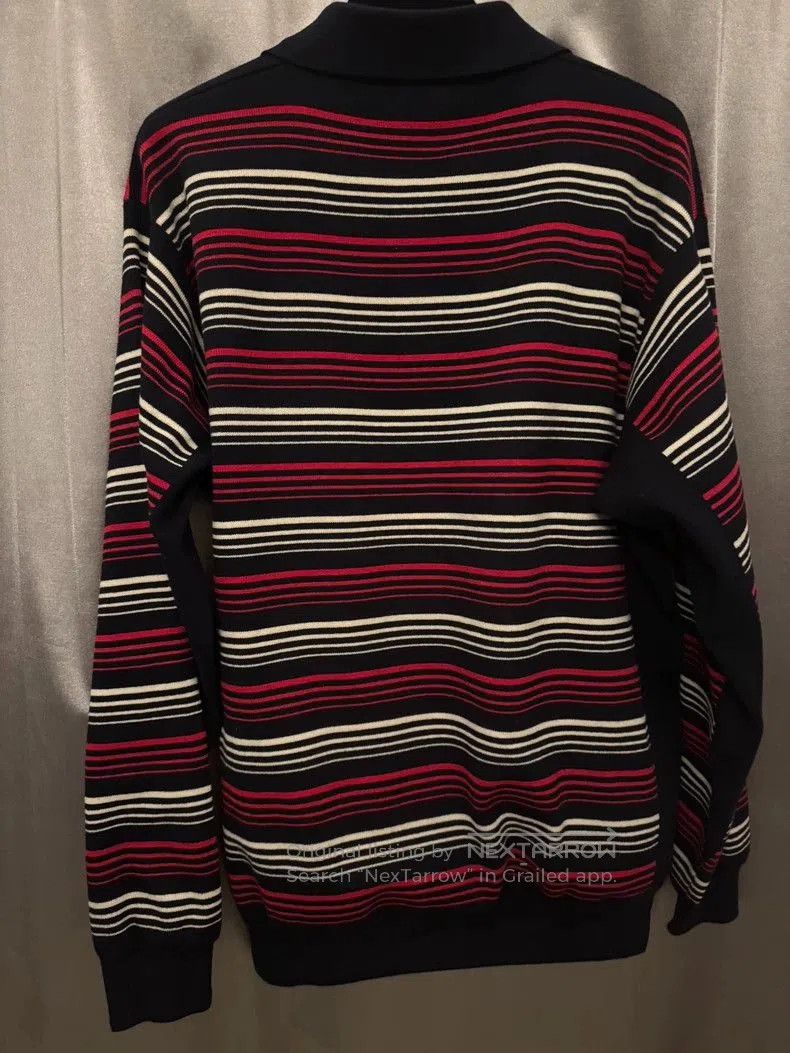 Miu Miu miumiu 23fw Black and red striped polo sweater. Size US M / EU 48-50 / 2 - 2 Thumbnail