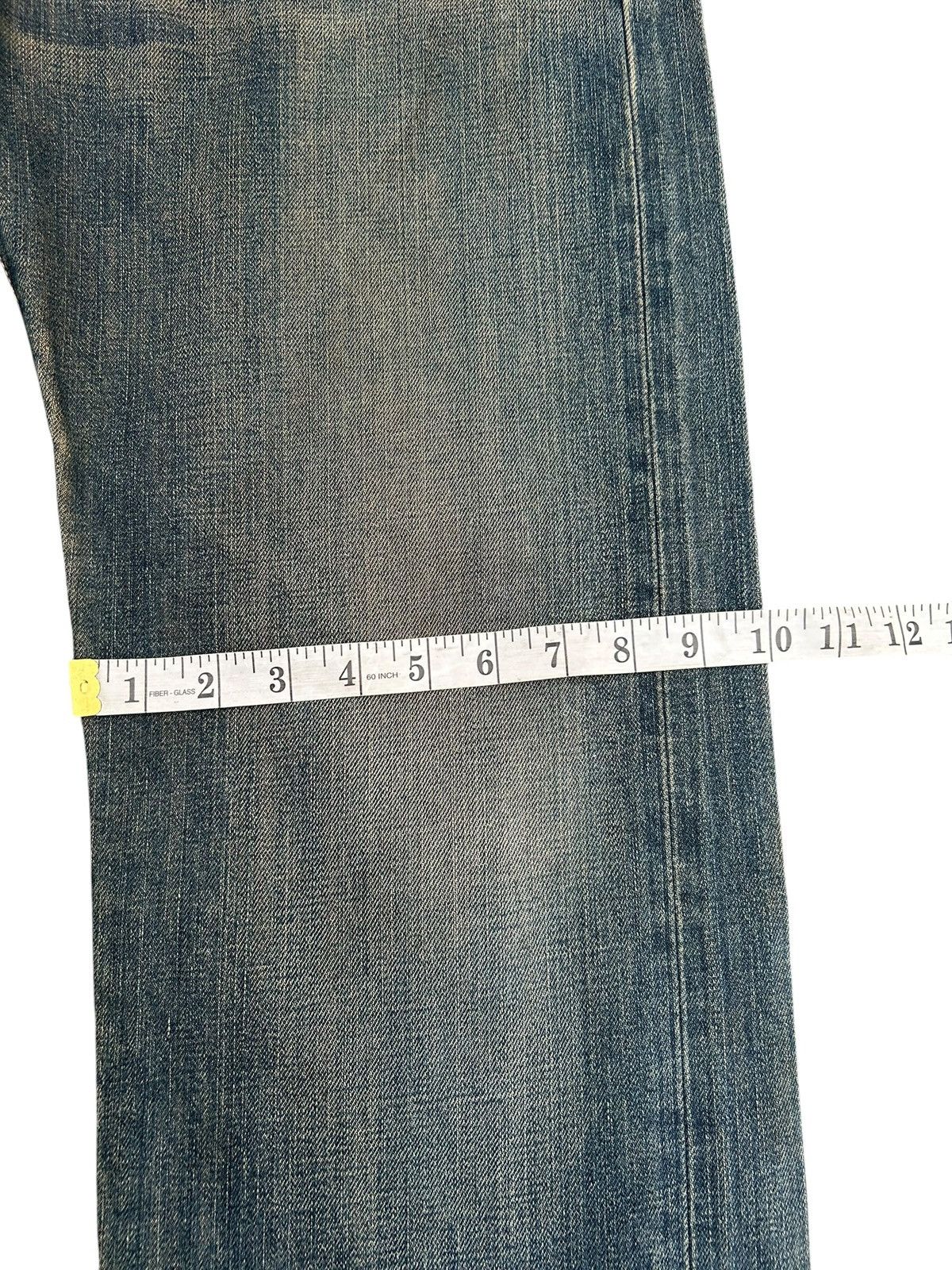 Kapital VINTAGE EDWIN 505 SELVEDGE BAGGY RUSTY DISTRESSED DENIM JEAN Size US 28 / EU 44 - 15 Thumbnail