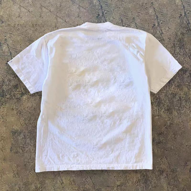 Japanese Brand × Vintage Washed vintage chair pattern loose cotton t-shirt Size US M / EU 48-50 / 2 - 2 Thumbnail