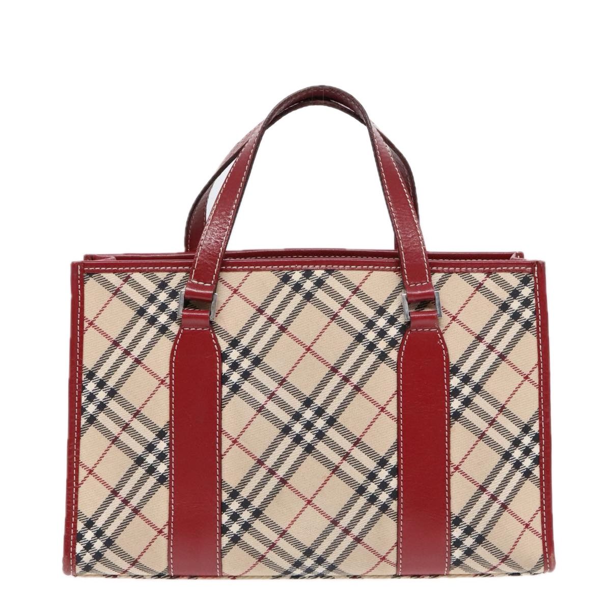 Burberry Nova Check Beige Canvas Handbag (Pre-Owned) Size ONE SIZE - 1 Thumbnail