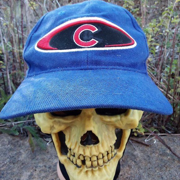 Drew Pearson × MLB × Vintage Vintage Drew Pearson Chicago Cubs Strap Back Hat Cap Size ONE SIZE - 1 Thumbnail
