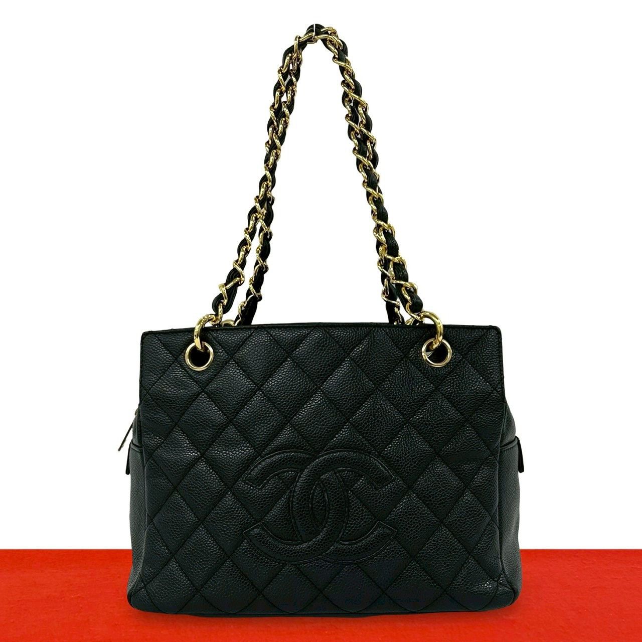 Chanel Chanel Chanel Matelasse Caviar Leather Shoulder Bag Leather Shoulder Bag DUTY FREE for USA Size ONE SIZE - 1 Thumbnail
