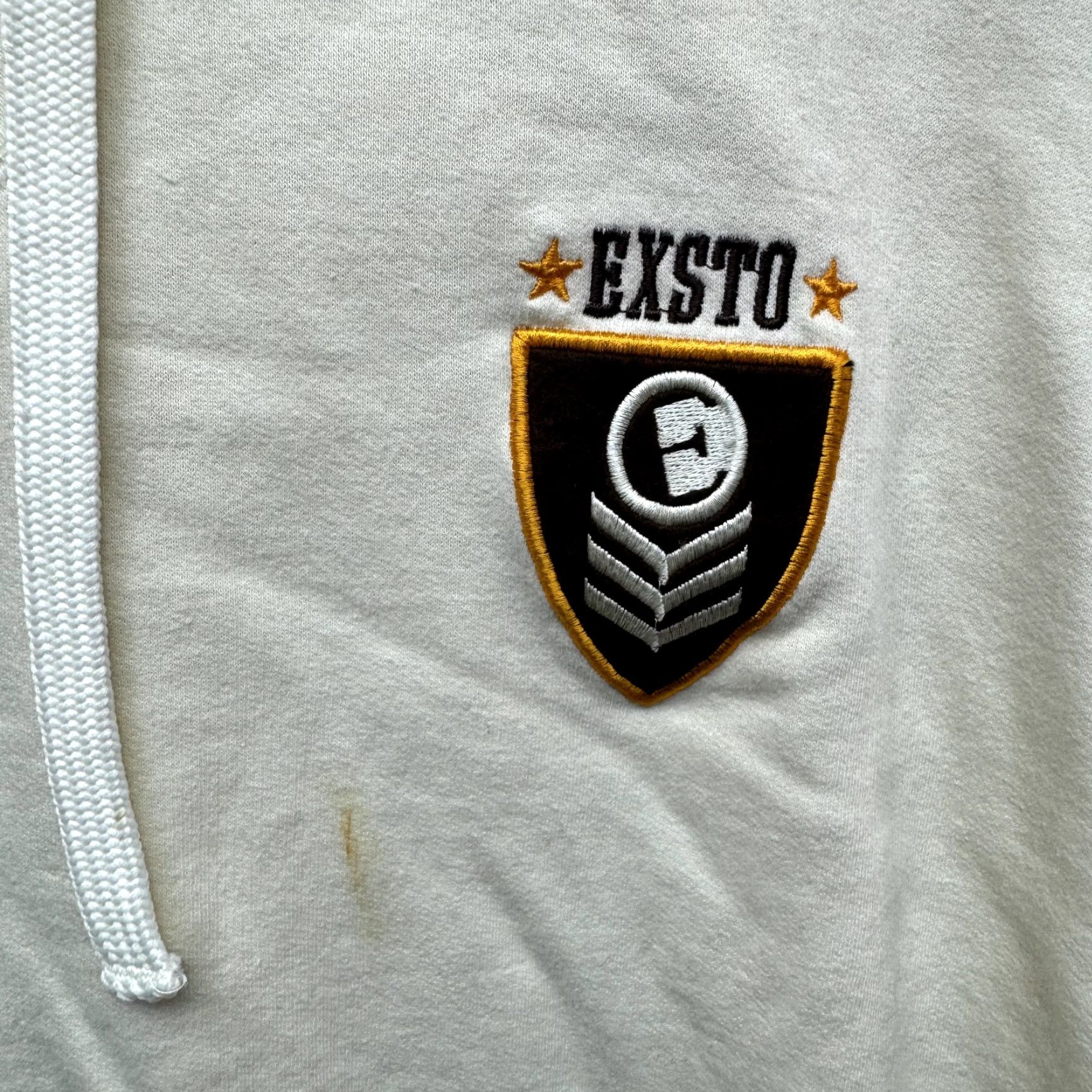 Vintage VINTAGE Exsto Hoodie Sweatshirt Pullover M Mens Camouflage Ivory Grunge 90s Casual Size US M / EU 48-50 / 2 - 3 Thumbnail