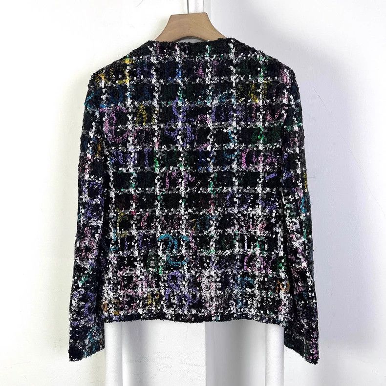 Chanel Chanel 22a colourful sequin small fragrance jacket Size XS / US 0-2 / IT 36-38 - 2 Thumbnail