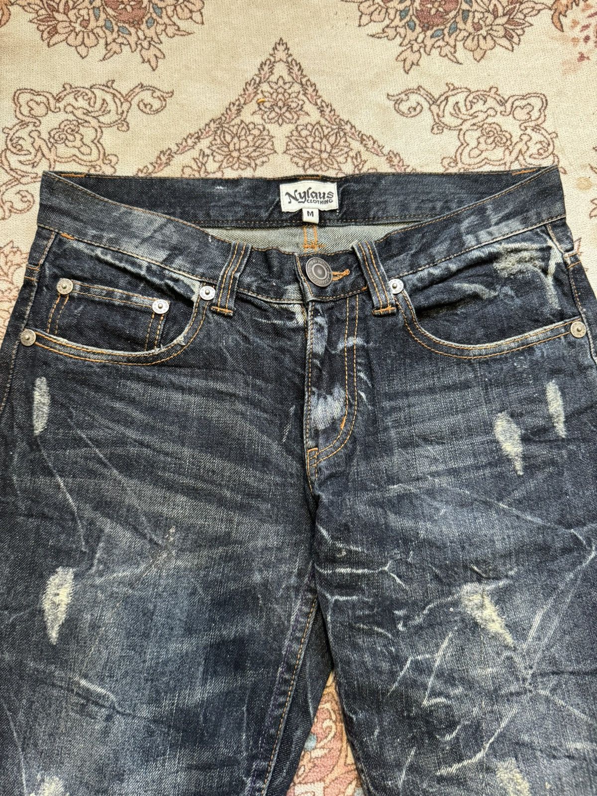 Vintage Vintage Nylaus Japan Flare Jeans Size US 31 - 6 Thumbnail