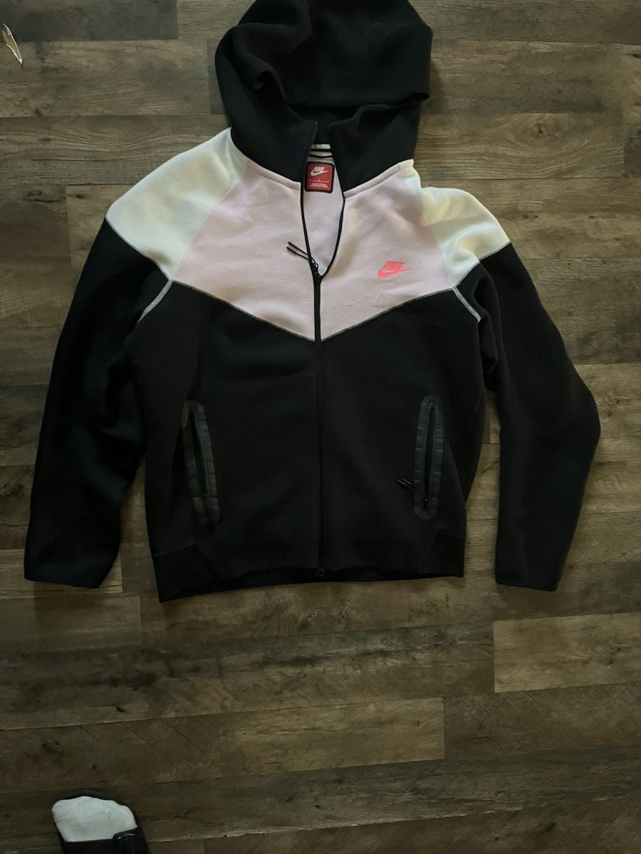 Nike Nike Tech Fleece Full-Zip Hoodie – Black/Pink/White Size US L / EU 52-54 / 3 - 2 Thumbnail