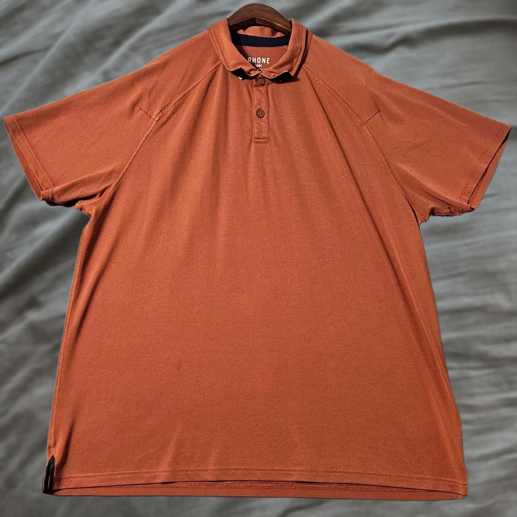 Rhone Rhone Orange Mens Polo Shirt Size XL Size US XL / EU 56 / 4 - 1 Thumbnail