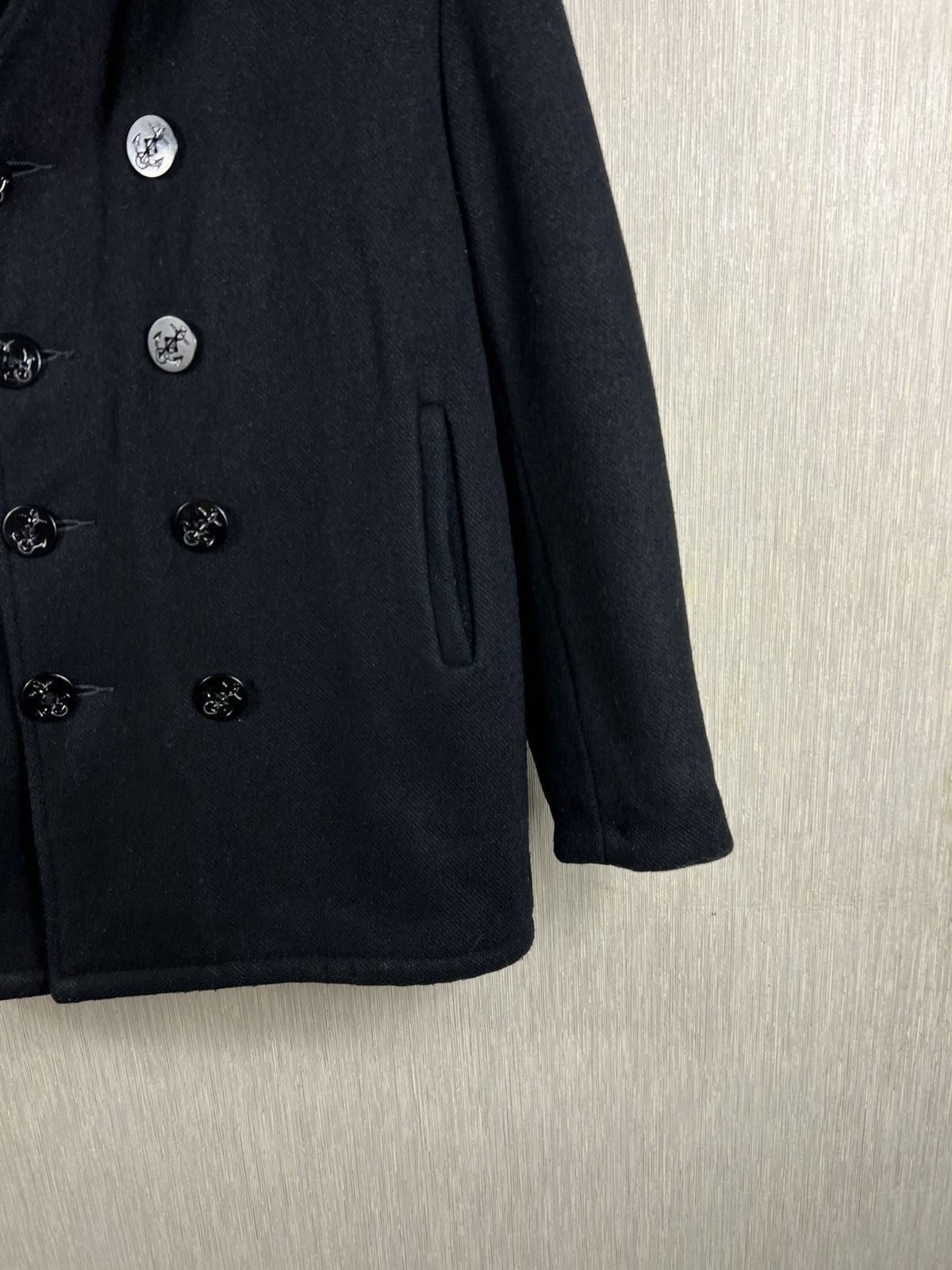 Schott Vintage U.S. 740N Pea Jacket double breasted wool coat retro Size US M / EU 48-50 / 2 - 6 Thumbnail
