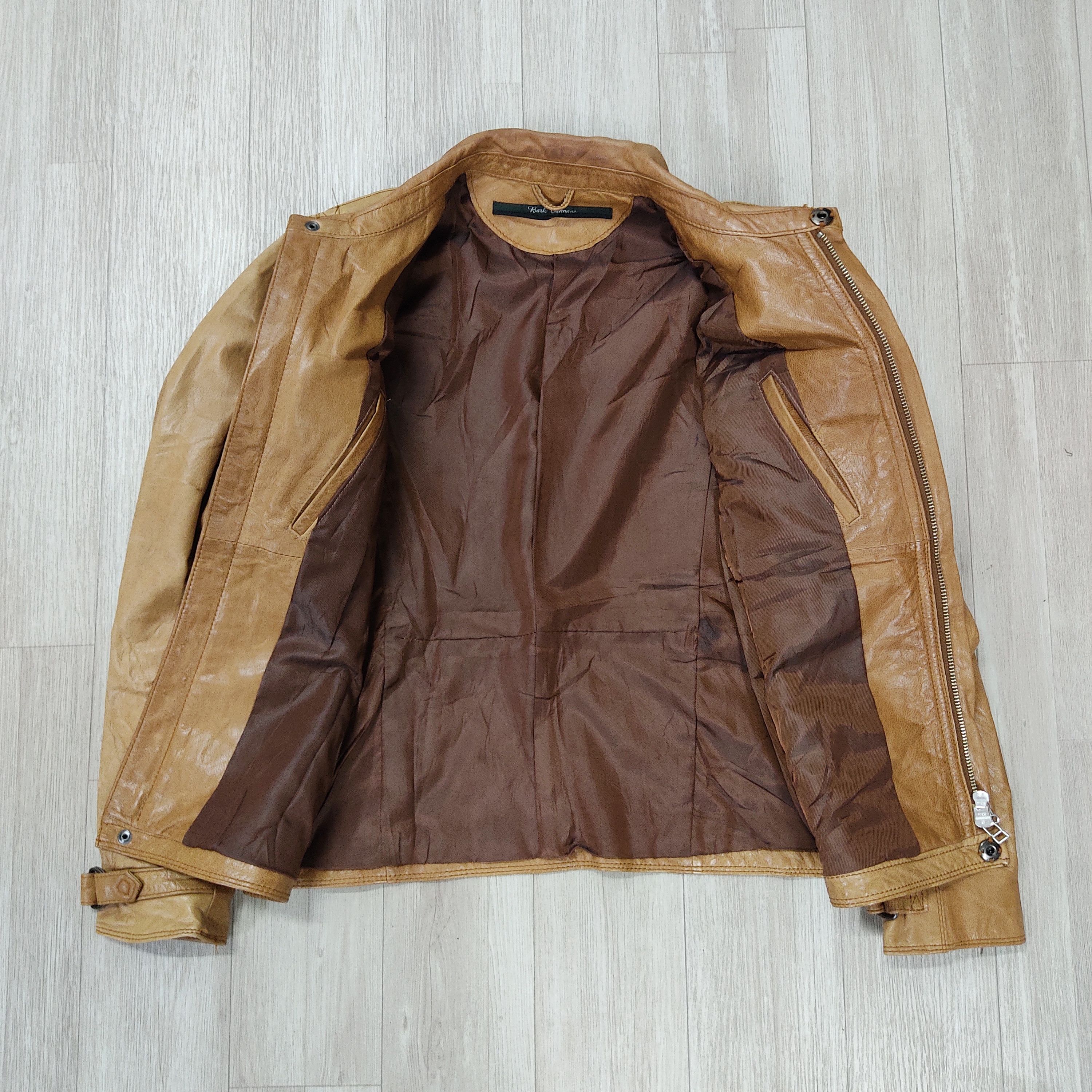 Bark Bark Tannage Goat Skin Tan Leather Jacket Size US XS / EU 42 / 0 - 6 Thumbnail