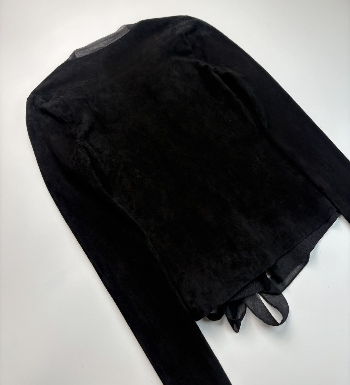 Ralph Lauren Ralph Lauren Purple Label Lamb Suede Wrap Jacket Size S / US 4 / IT 40 - 10 Thumbnail