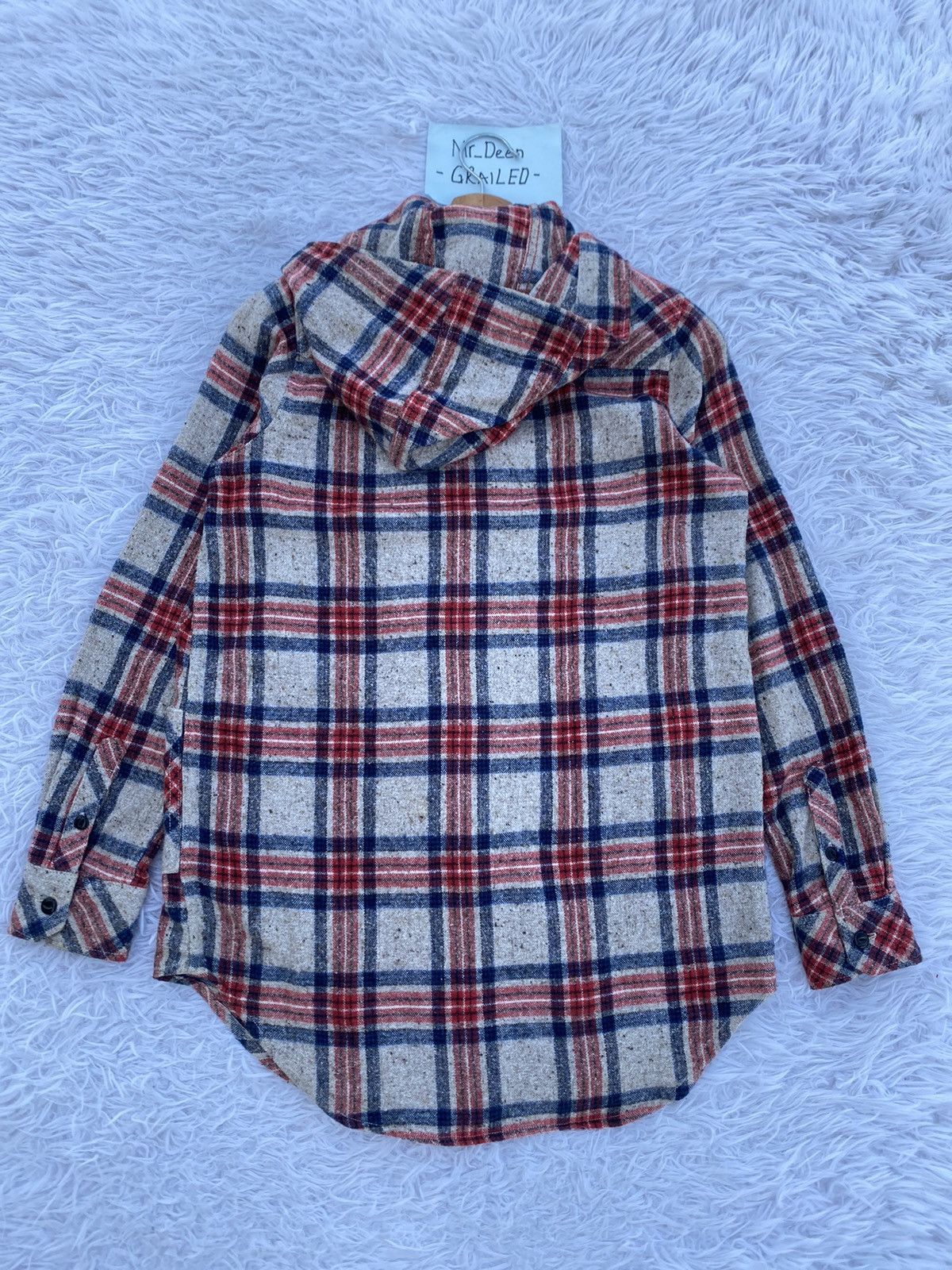 Hysteric Glamour Rare Vintage Hysteric Glamour Checkered Hooded Flannel Size US M / EU 48-50 / 2 - 12 Thumbnail