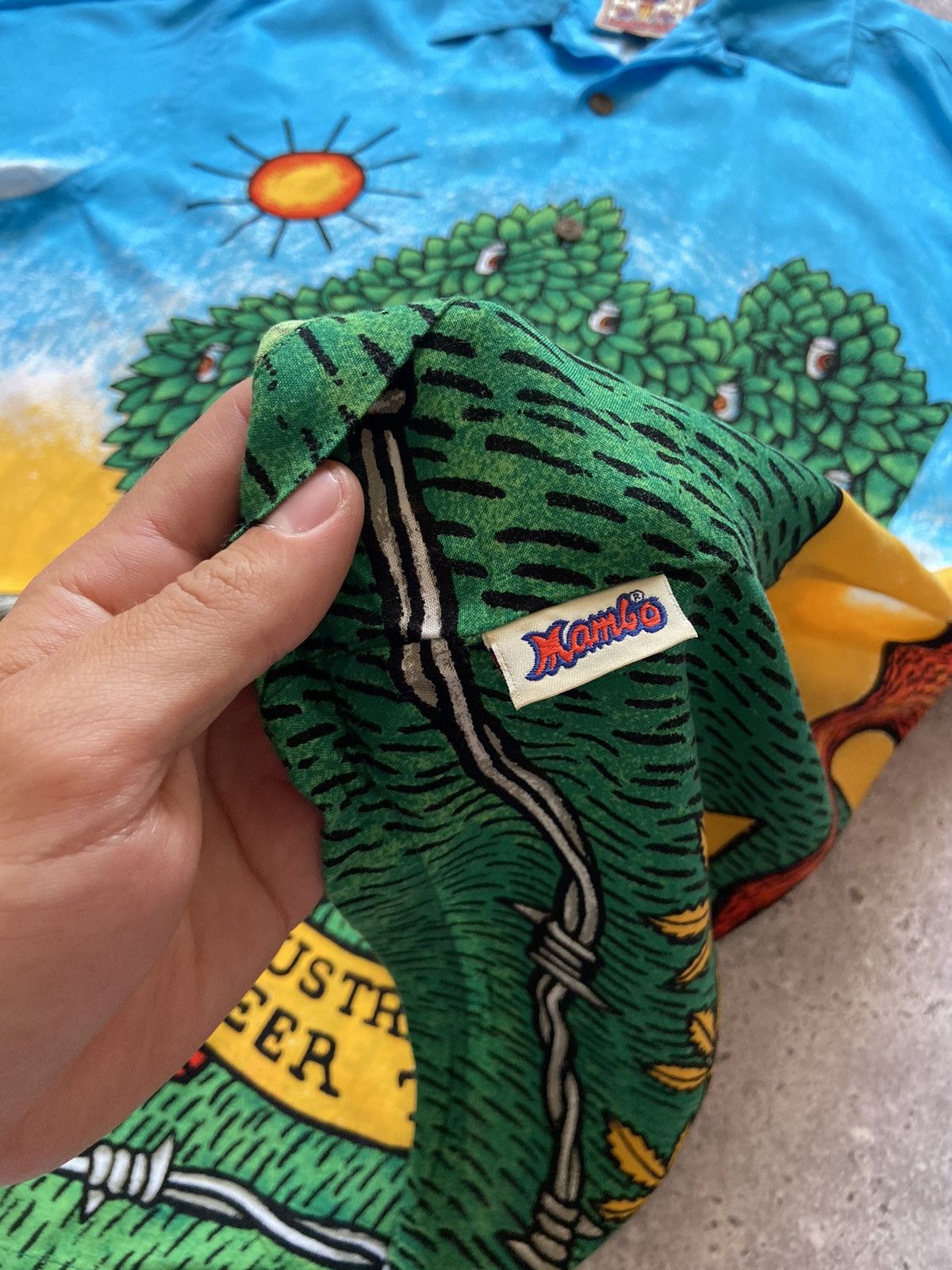 Mambo Vintage Mambo Shirt Australian Beer Tree Rare Hawaii Shirt Size US L / EU 52-54 / 3 - 5 Thumbnail