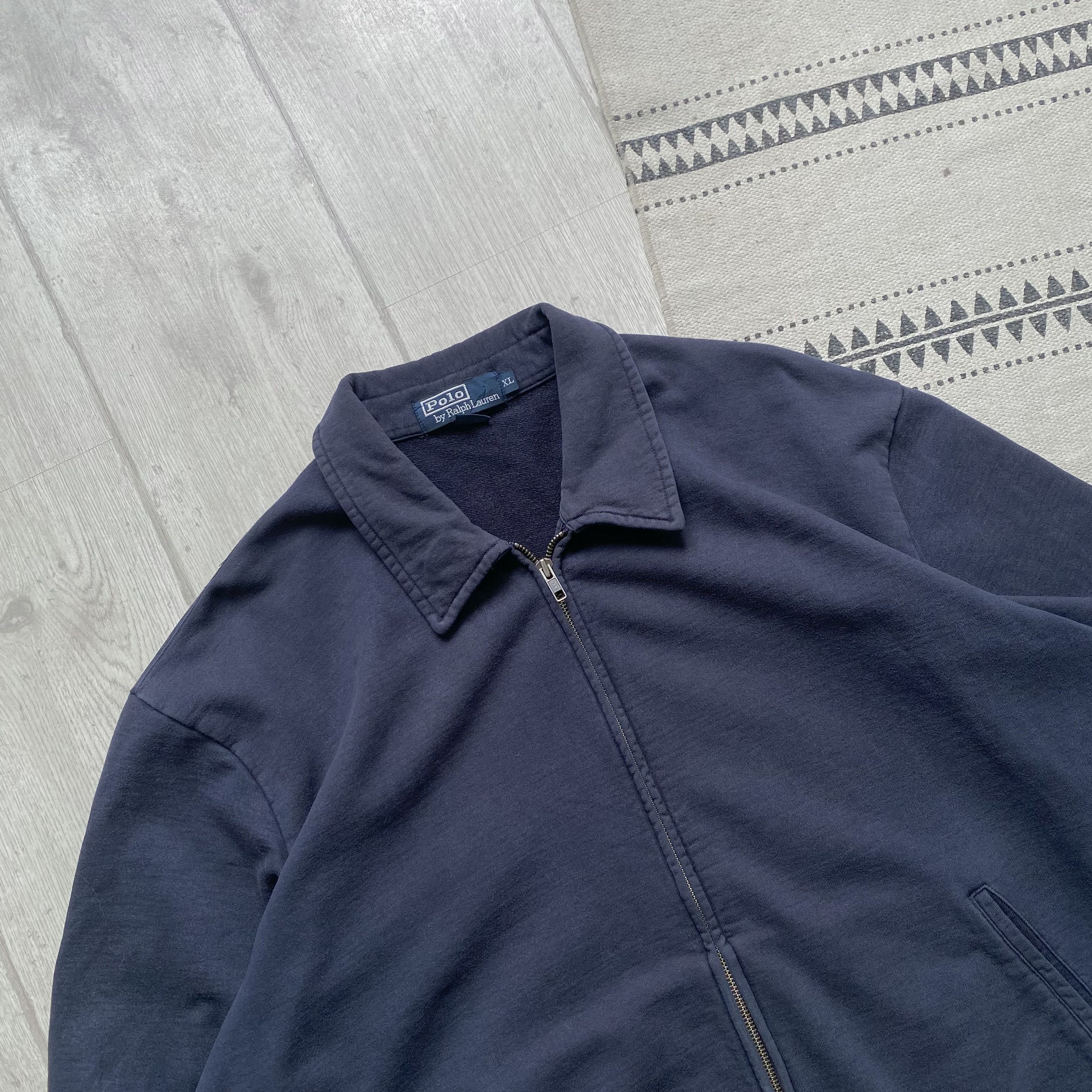 Polo Ralph Lauren Vintage 90s Polo Ralph Lauren boxy Sweatshirt ZipUp truck to Size US XL / EU 56 / 4 - 2 Thumbnail