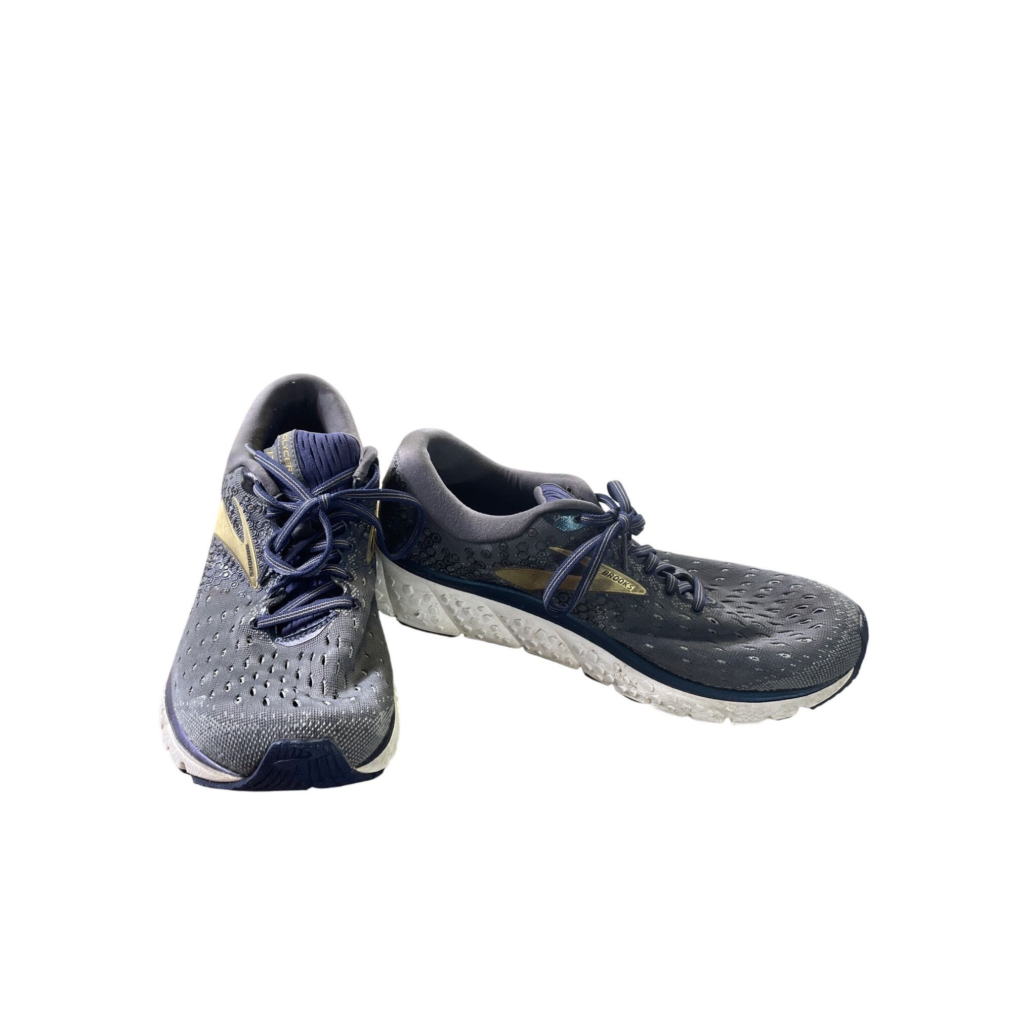 Brooks Glycerin 17 Mens Gray-Blue Running Shoes Sneakers Siz in Grey (Size 11)