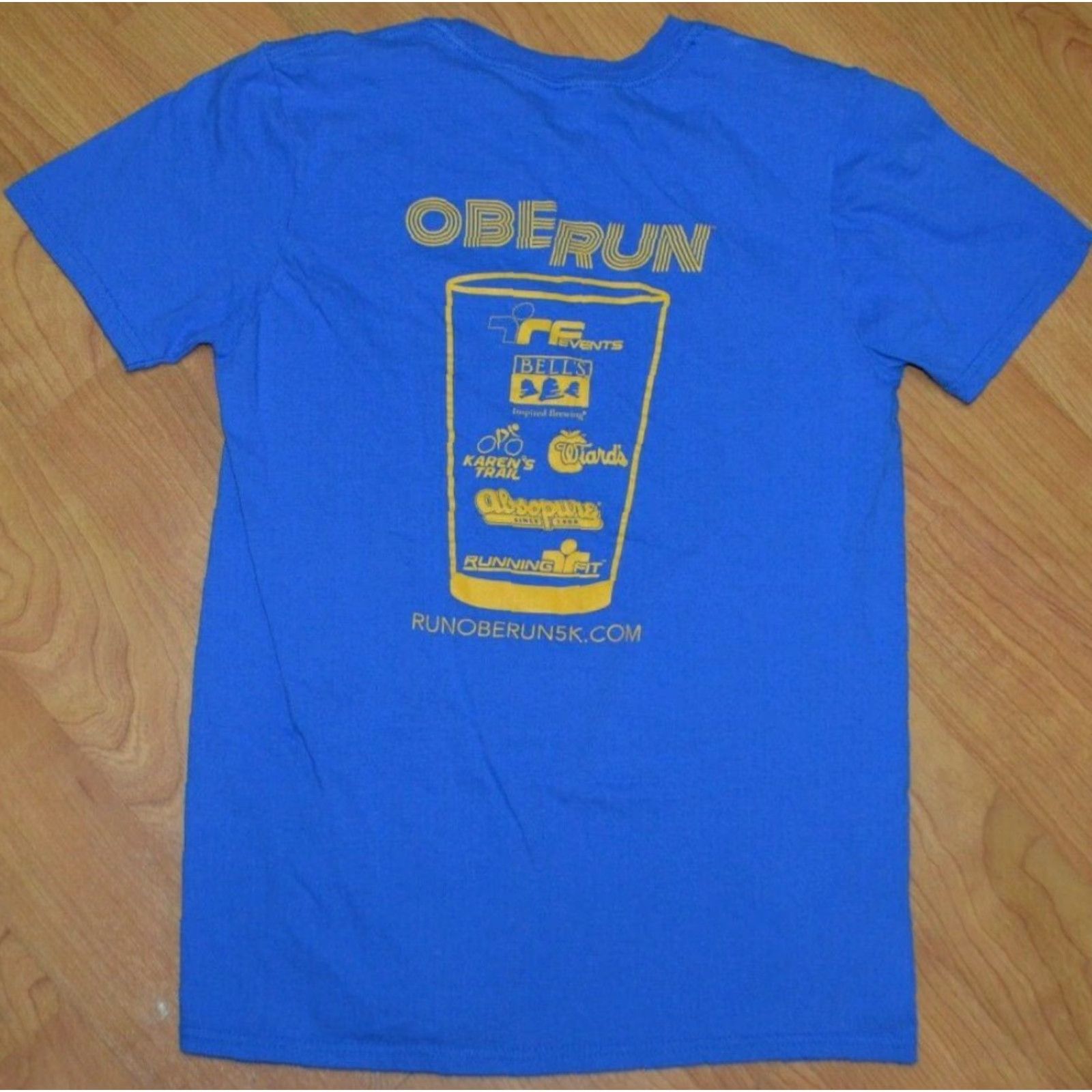 Vintage Bell's Oberun 2019 Ypsilanti T Shirt Small Men's Graphic Tee Blue Beer Running 5K Oberon Bell's Brewing T-Shirt Size US S / EU 44-46 / 1 - 3 Thumbnail