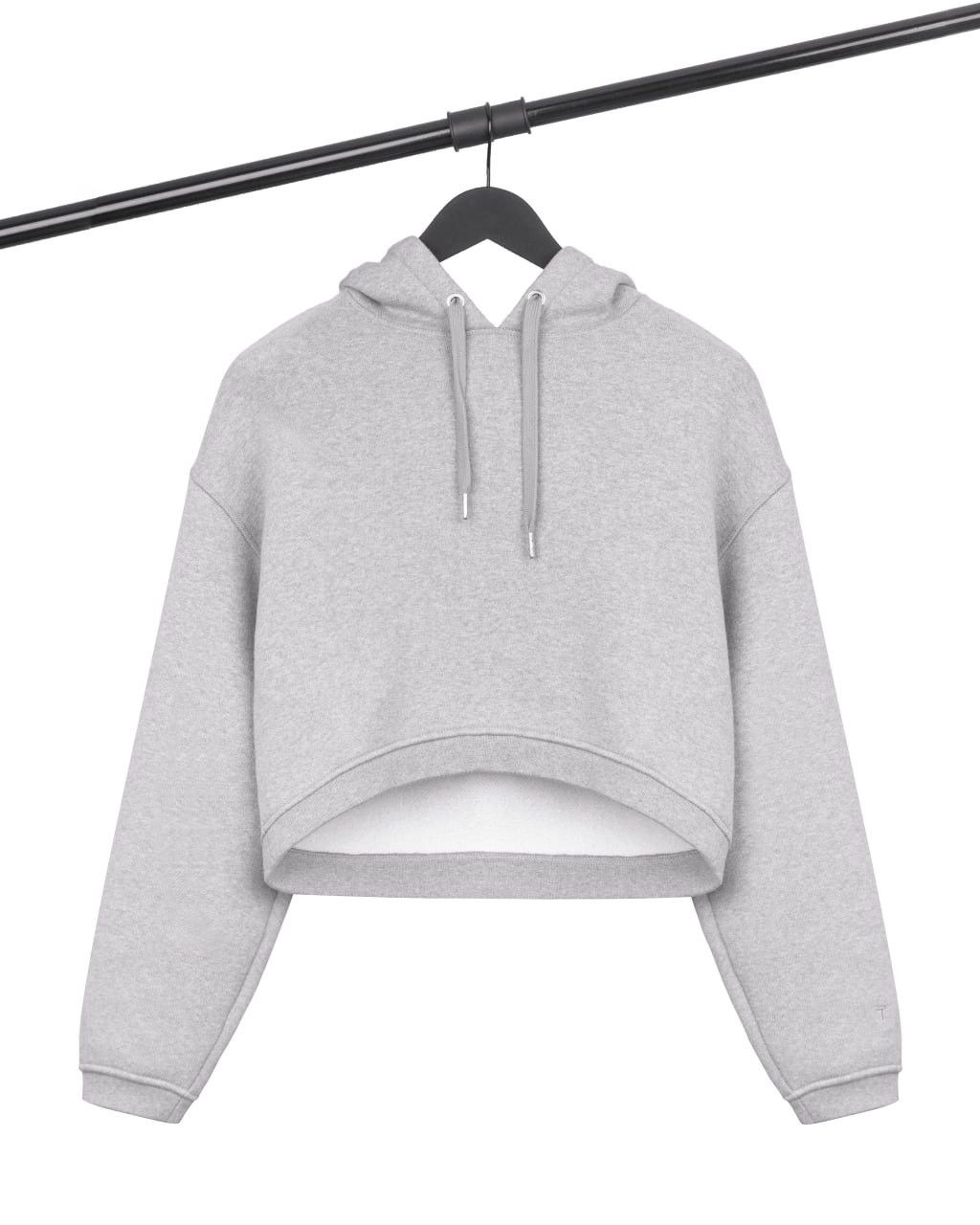 T by Alexander Wang T BY ALEXANDER WANG / CROPPED HOODIE-SWEATSHIRT Size XS / US 0-2 / IT 36-38 - 1 Thumbnail
