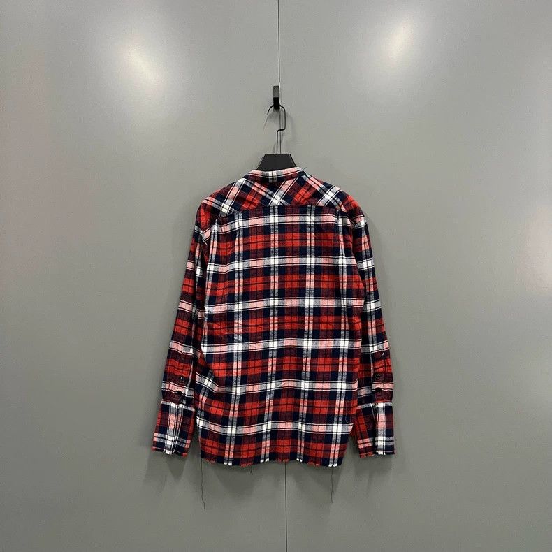 Greg Lauren greg lauren plaid shirt 2506-Nextarrow Size US M / EU 48-50 / 2 - 2 Thumbnail
