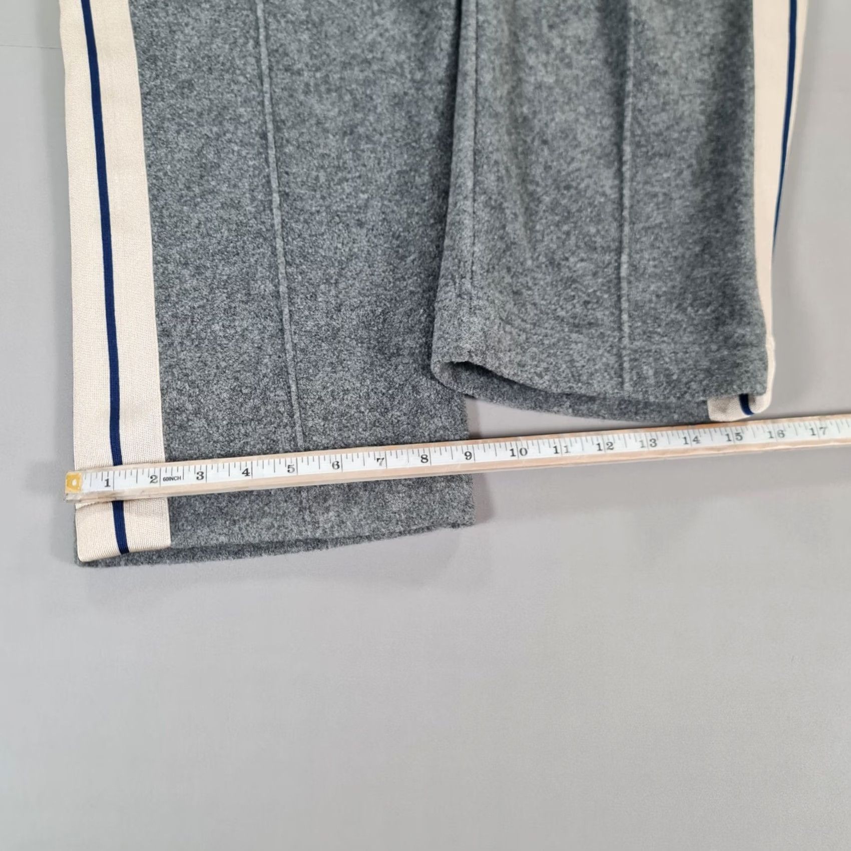 Palm Angels Palm Angels Mens Track Pants Grey XXL Wool Blend Joggers Side Stripe Size US 39 - 6 Thumbnail