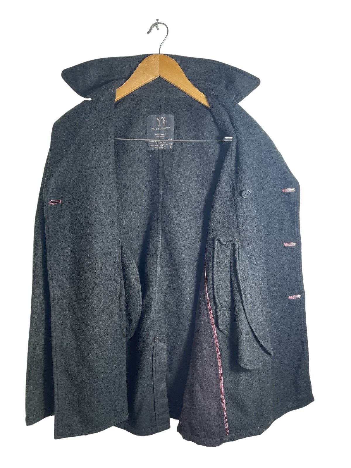 Yohji Yamamoto Y's Yohji Yamamoto fleece coat Size US M / EU 48-50 / 2 - 3 Thumbnail