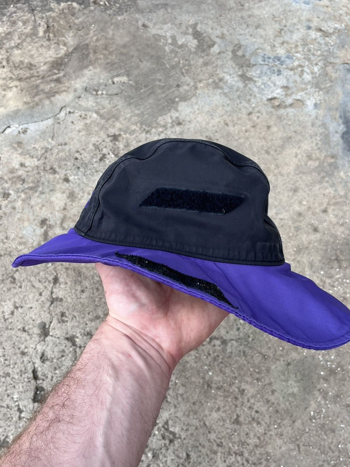 Outdoor Research Vintage Outdoor Research GoreTex Bucket Hat Purple Black Y2K Size ONE SIZE - 5 Thumbnail