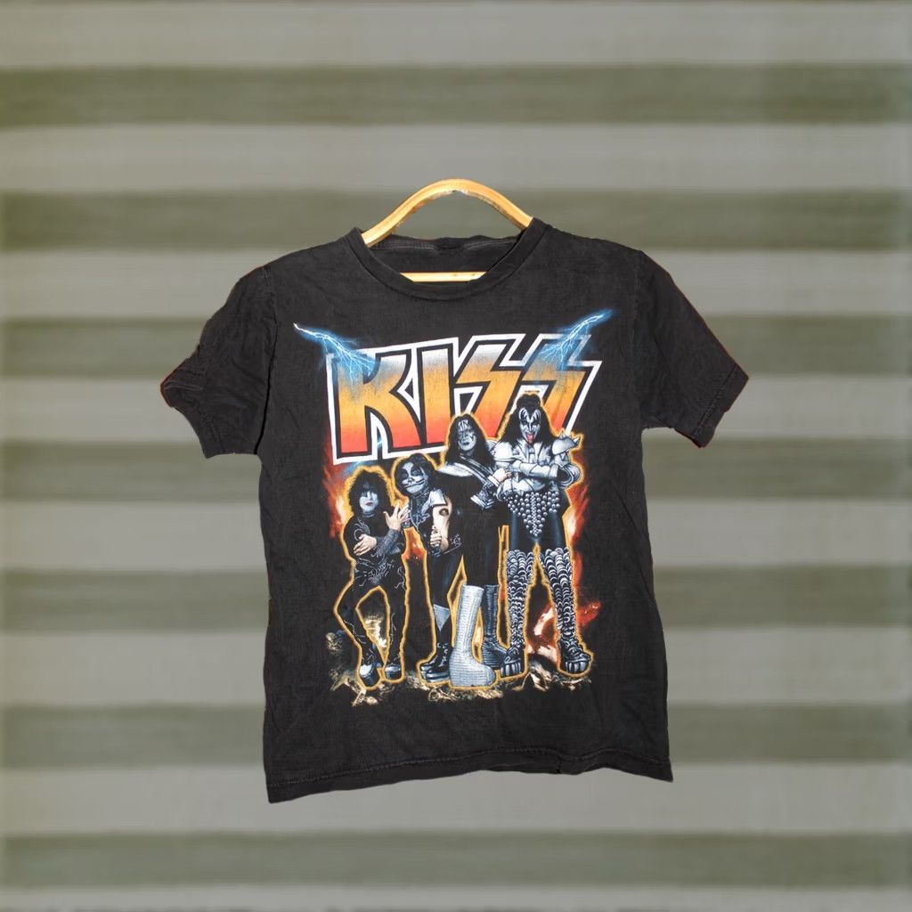 Vintage VINTAGE KISS Alive World Domination T-shirt Mens (S/M) Black Rock 2003 2004 Tour Size US S / EU 44-46 / 1 - 1 Thumbnail