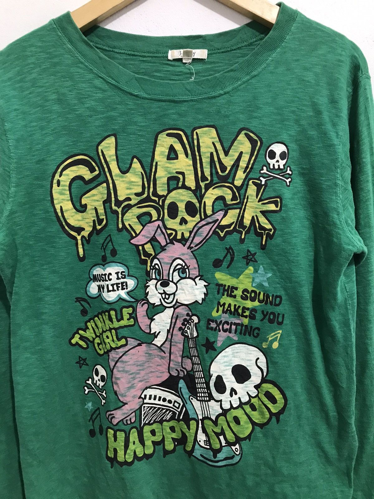 Hysteric Glamour Glam Rock Bunny skull Longsleeve y2k Size US M / EU 48-50 / 2 - 4 Thumbnail