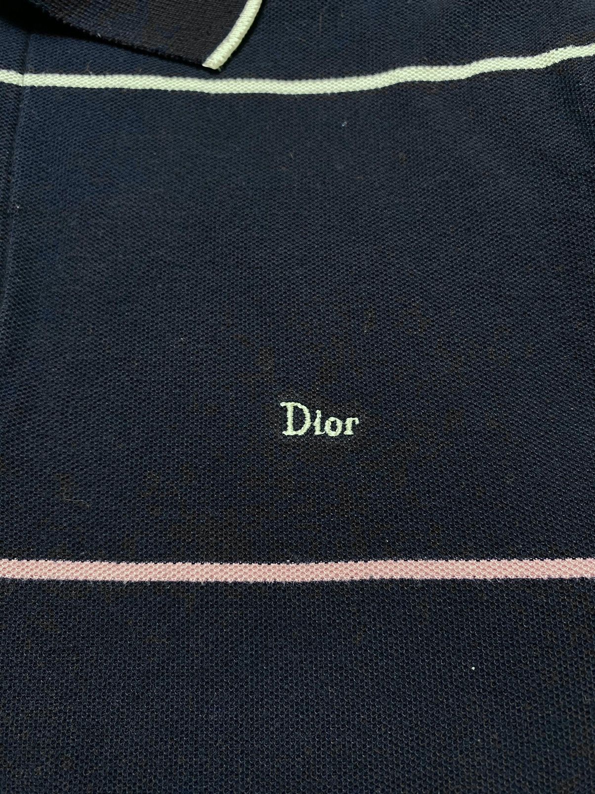 Dior Christian Dior striped polo embroidered logo y2k 90s vintage Size US S / EU 44-46 / 1 - 2 Thumbnail
