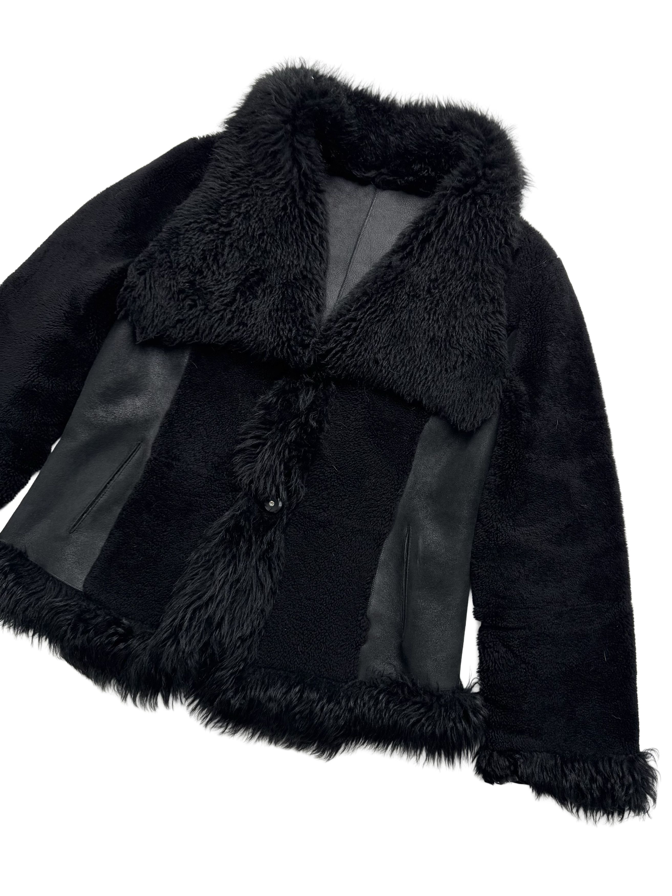 Vintage Vintage Real Sheepskin Coat Size L / US 10 / IT 46 - 7 Thumbnail