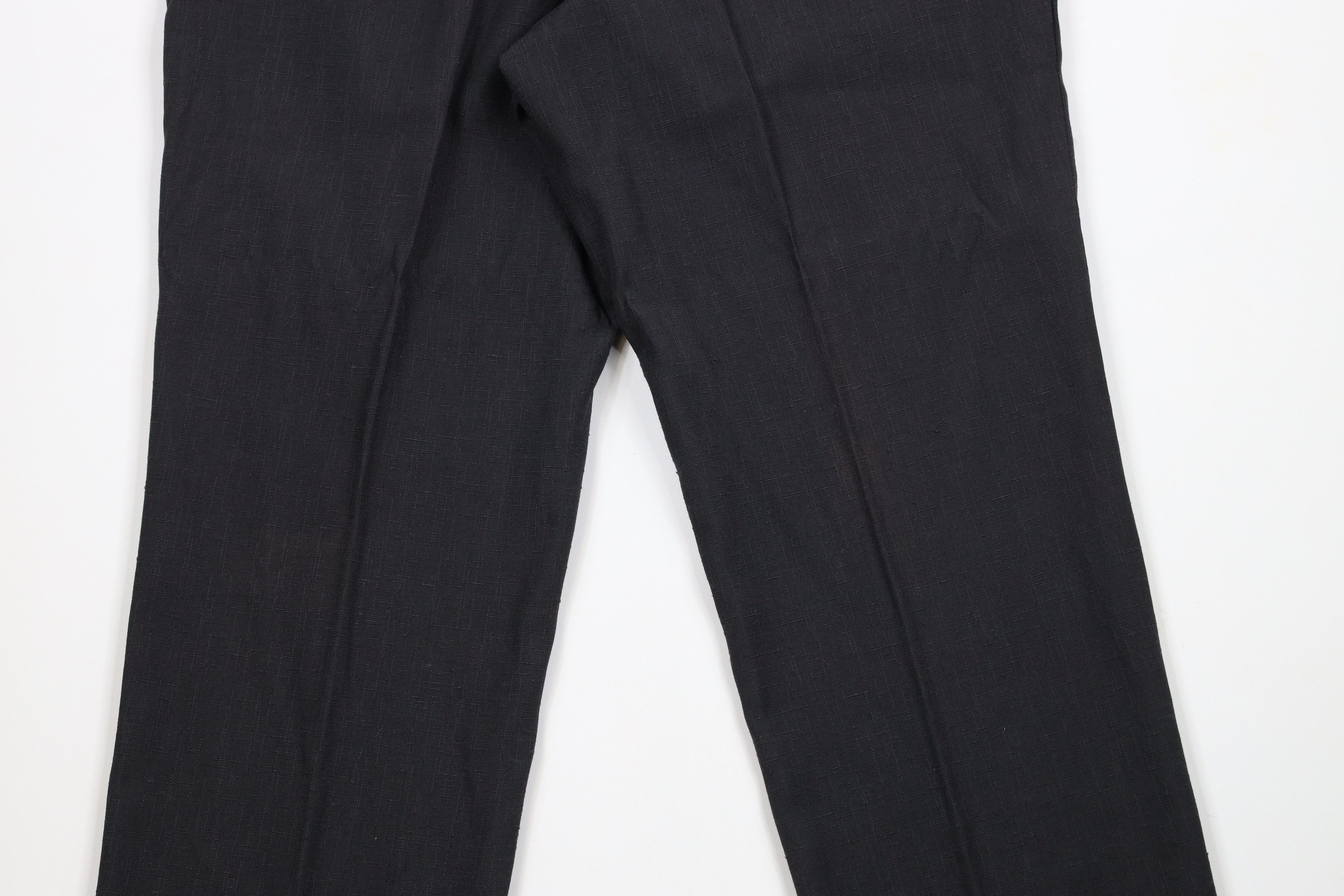 Vintage Vintage 80s 90s Rockabilly Fleck Chino Pants Black USA Size US 34 / EU 50 - 10 Thumbnail