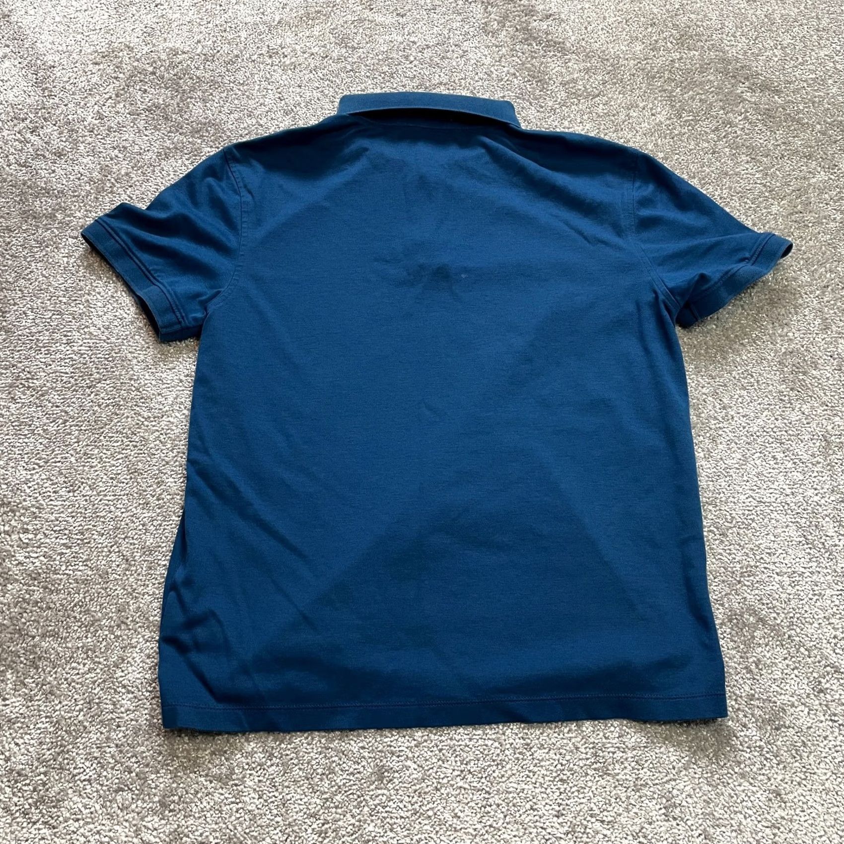 Calvin Klein Calvin Klein Polo Shirt Mens Medium Blue Logo Liquid Touch Golf Collared Rugby Shirt Size US M / EU 48-50 / 2 - 8 Thumbnail
