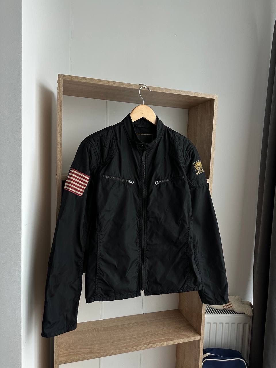 Polo Ralph Lauren × Vintage Vintage Ralph Lauren Denim Supply Black Motorcycle Jacket Size US M / EU 48-50 / 2 - 1 Thumbnail