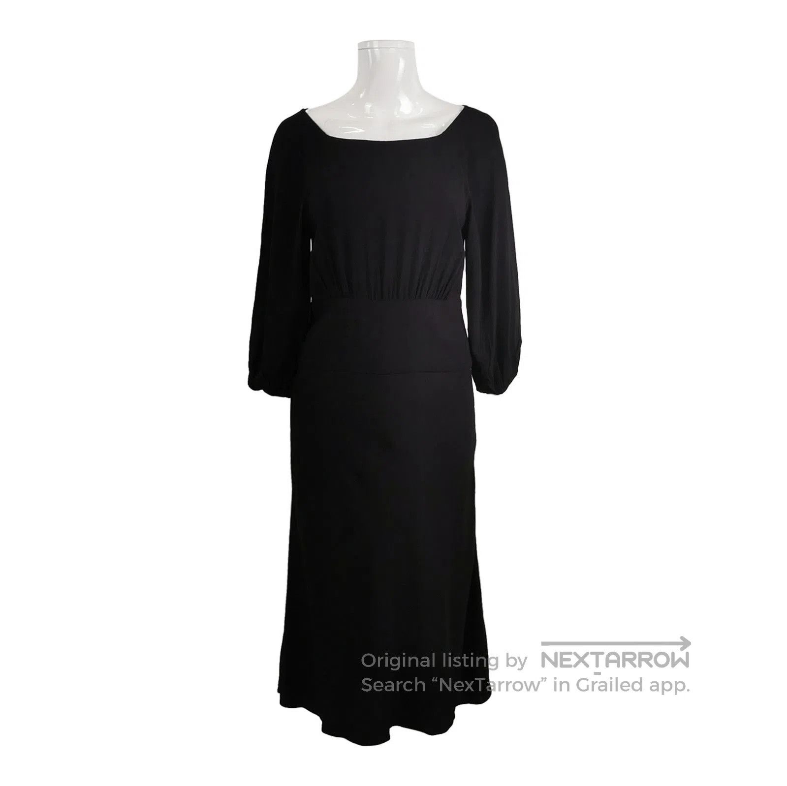 Prada Prada Black Long Sleeve Dress Size 42 . Size L / US 10 / IT 46 - 1 Thumbnail