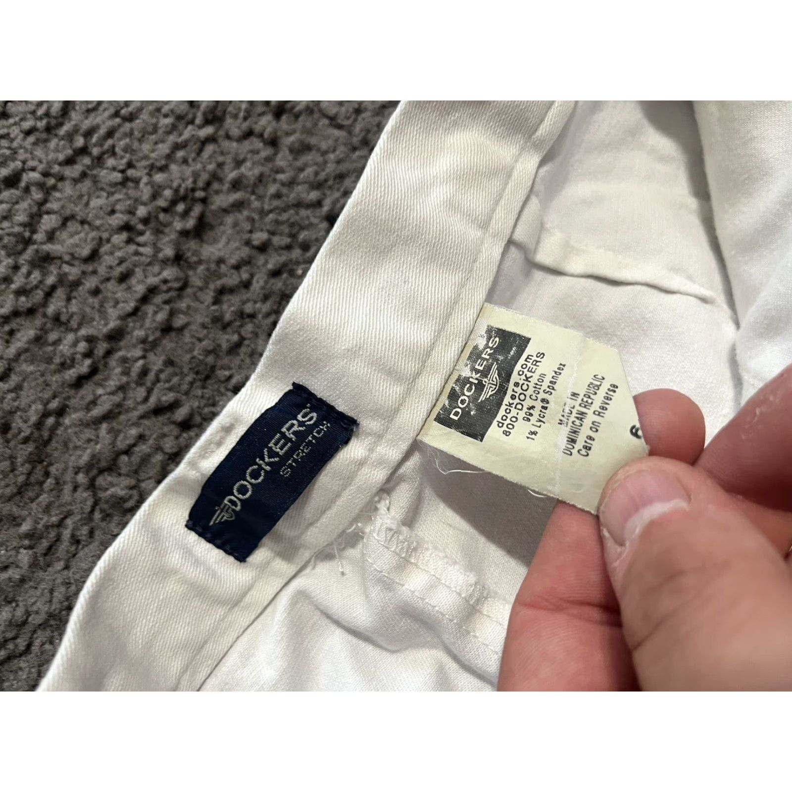 Dockers VINTAGE Dockers Denim Shorts Women’s White 28 in Waist Size 6 Pockets 100% Cotton Womens Size 28" / US 6 / IT 42 - 3 Thumbnail