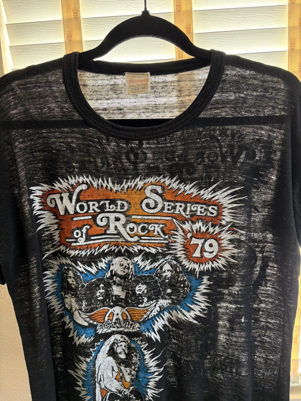 Vintage 1979 WSoR Festival Aerosmith AC/DC Journey True Vintage Tee Size US S / EU 44-46 / 1 - 5 Thumbnail