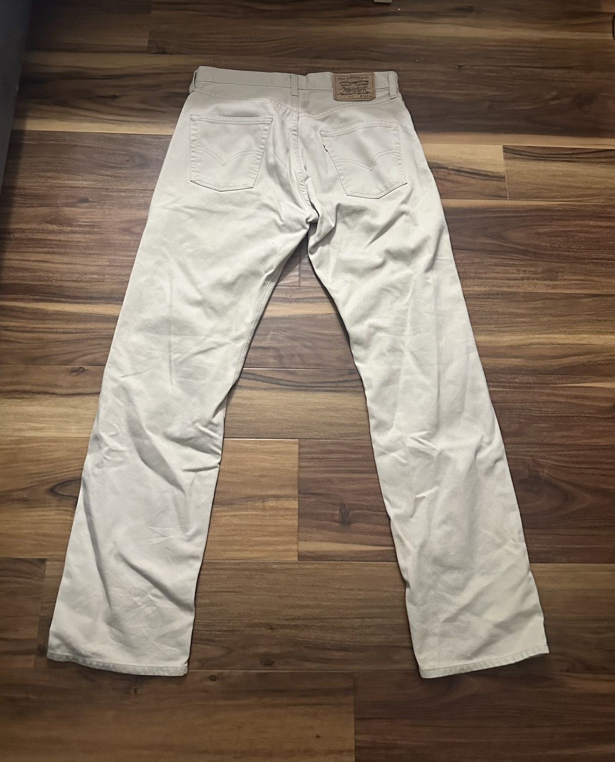 Levi's Vintage Clothing Vintage khaki 517 bootcut jeans Size US 32 / EU 48 - 3 Thumbnail