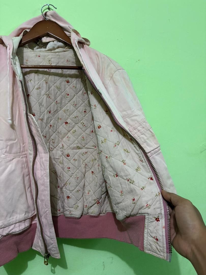 Pink House Vintage Pink House Bomber Jacket Big Logo Design With Hoodie Size US M / EU 48-50 / 2 - 5 Thumbnail