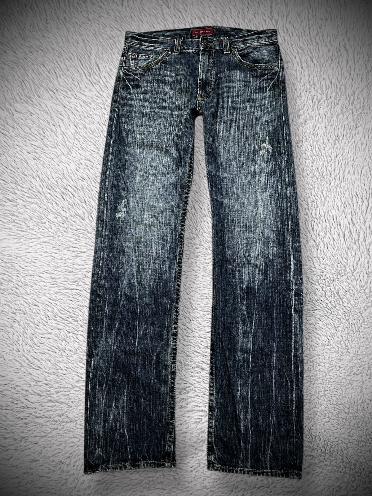 Japanese Brand 💥rare💥 japanese brand anti label studded embroidery jeans Size US 32 / EU 48 - 8 Thumbnail