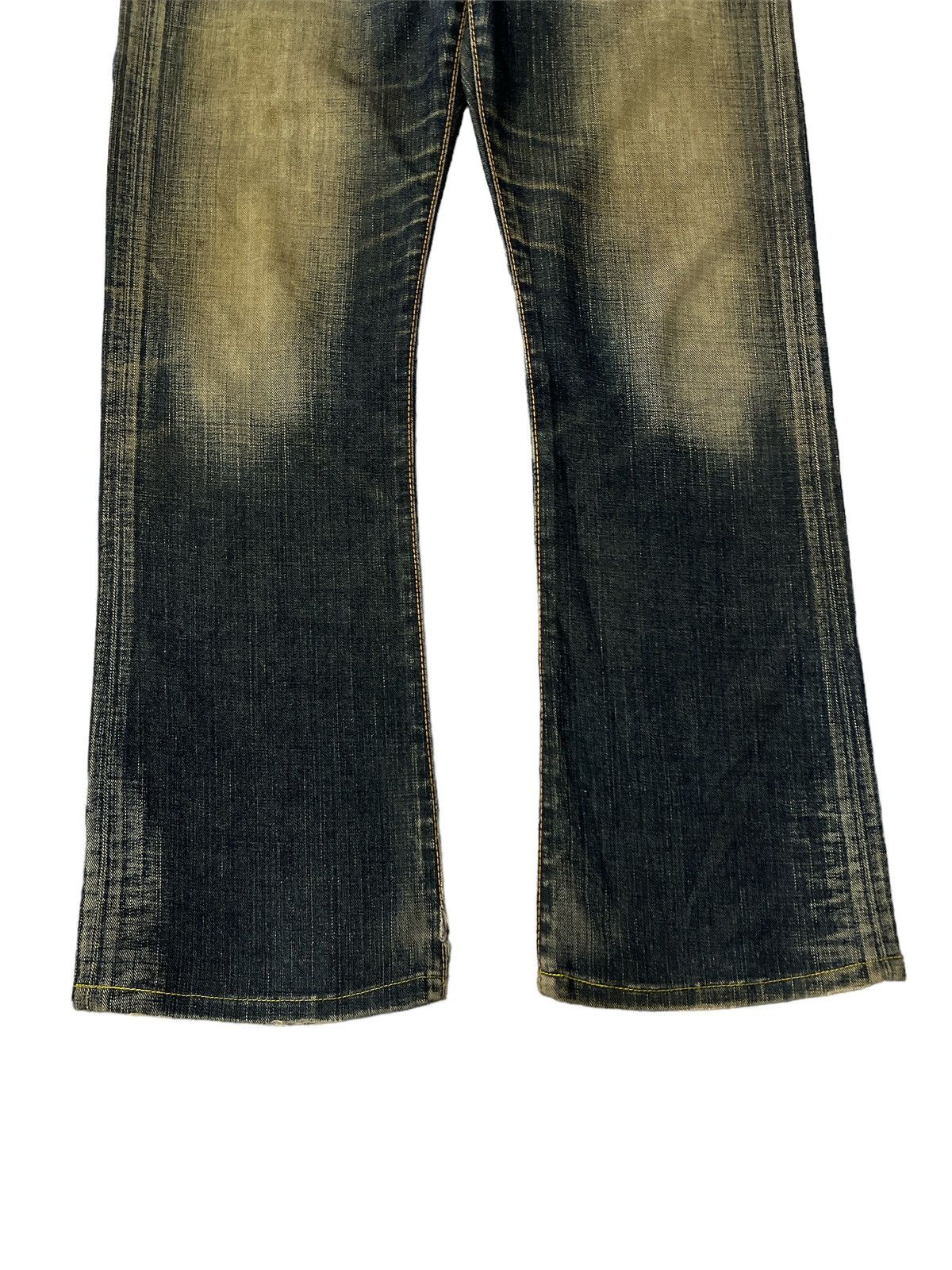 Japanese Brand × Vintage FLARED💥RUSTY EDWIN 503 BOOT DISTRESSED DENIM PANT Size US 31 - 4 Thumbnail