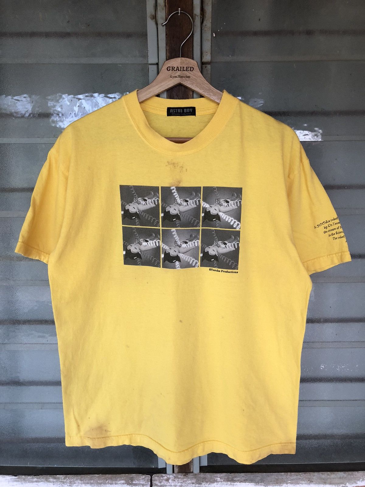 Anime Vintage Astro Boy in 2003 Yellow Shirt Tee Size US L / EU 52-54 / 3 - 2 Thumbnail