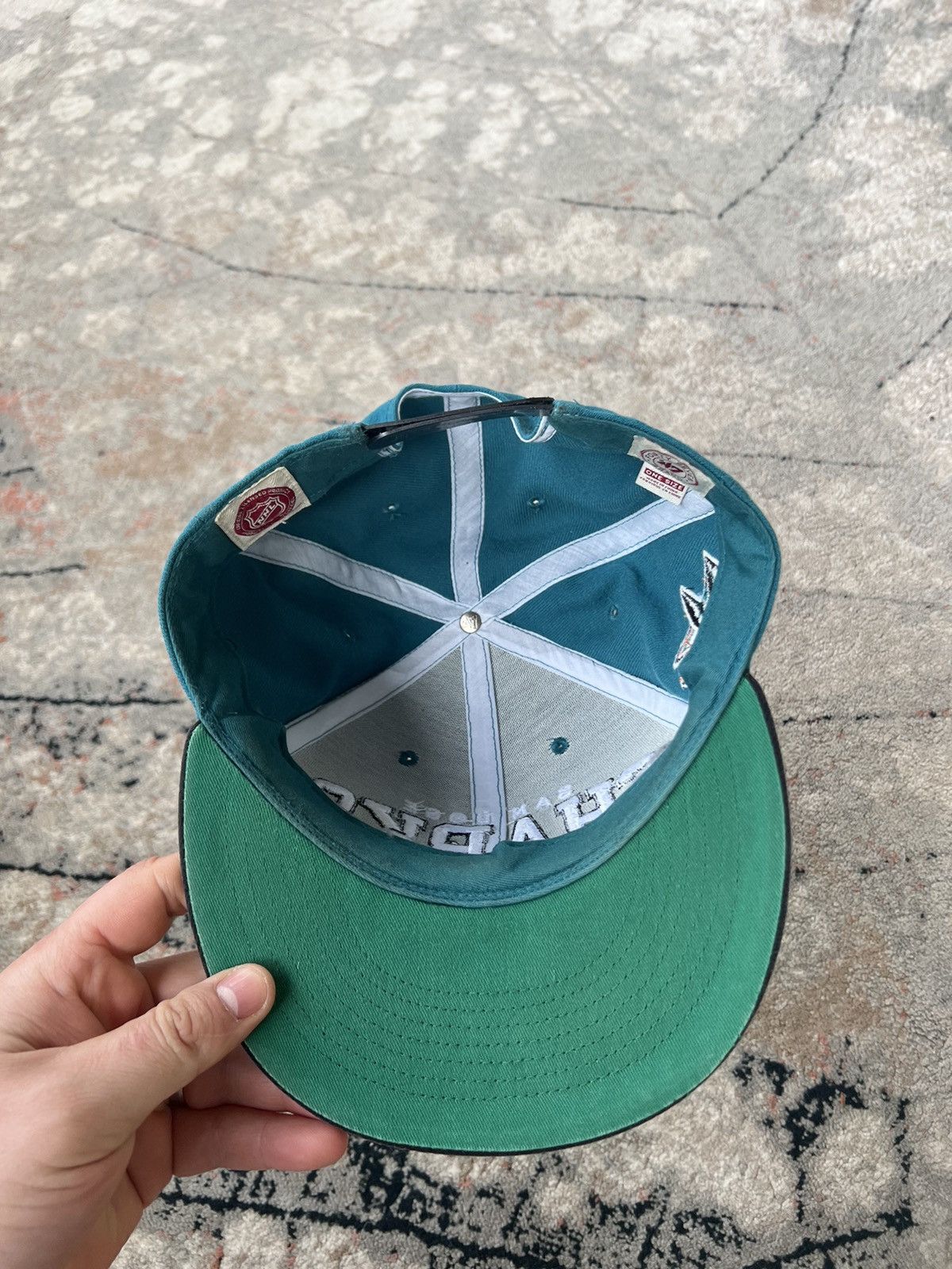 47 Brand Vintage San Jose Sharks NHL 47 Brand Cap Size ONE SIZE - 2 Thumbnail