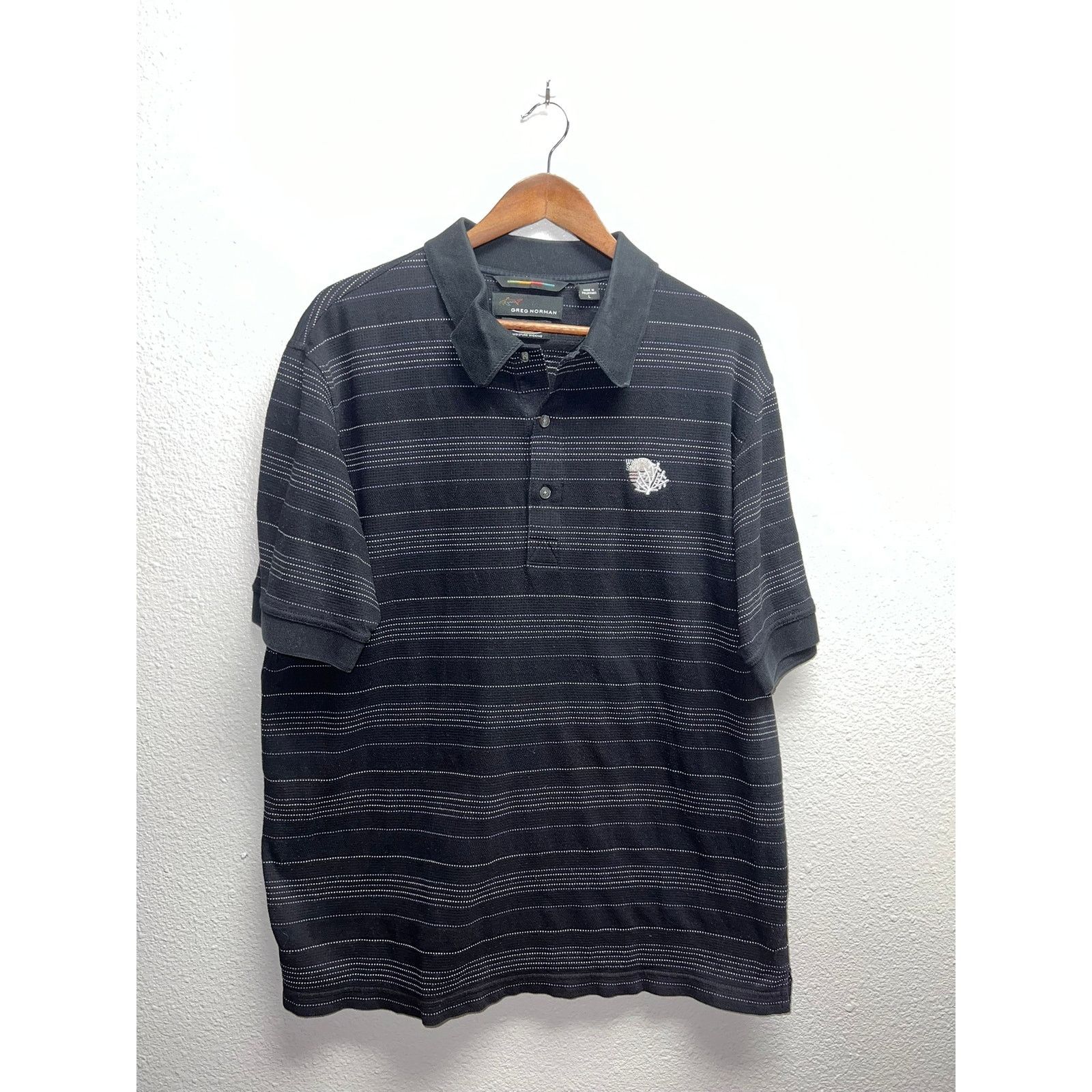 Greg Norman Walking Stick Golf Polo Shirt Greg Norman Play dry Golfing L Size US L / EU 52-54 / 3 - 1 Thumbnail