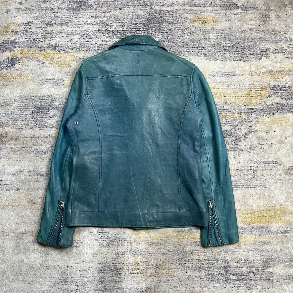 Japanese Brand The philum throbs steadity double riders leather jacket Size US M / EU 48-50 / 2 - 3 Thumbnail